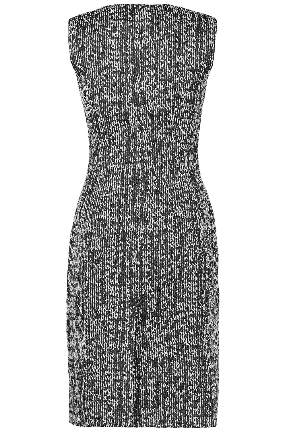 Sleeveless Boucle Dress - 3