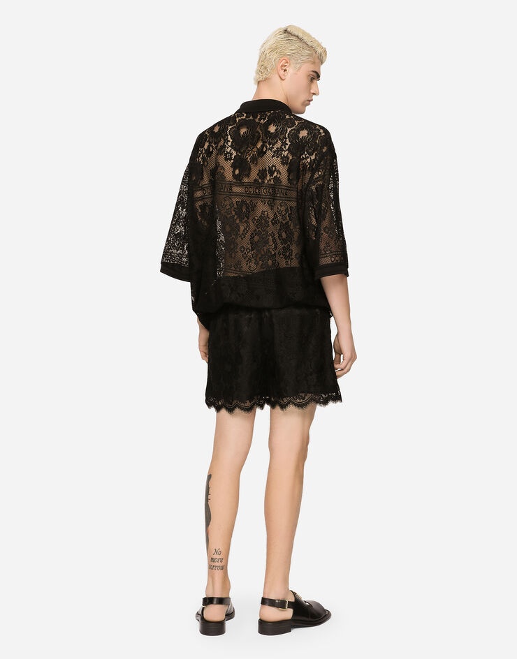Lace jogging shorts - 2