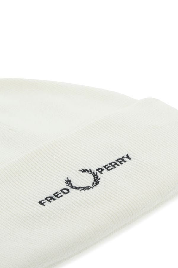 Ivory acrylic blend beanie hat - 3