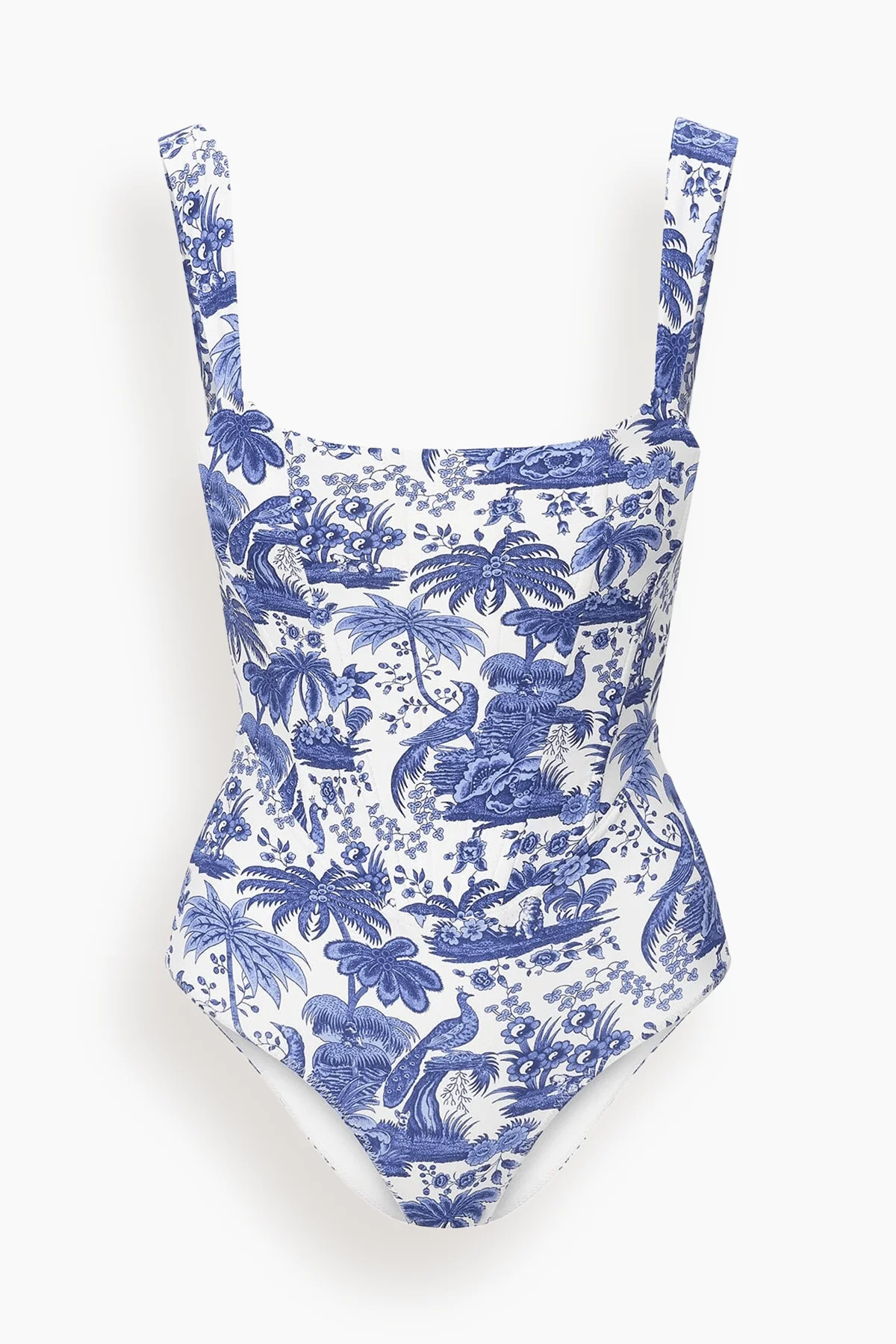 Adelaide One Piece in Blue Toile - 1