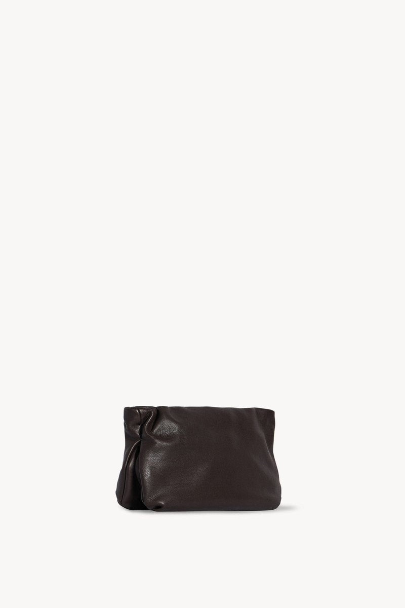 The Row Bourse Clutch Bag in Leather outlook