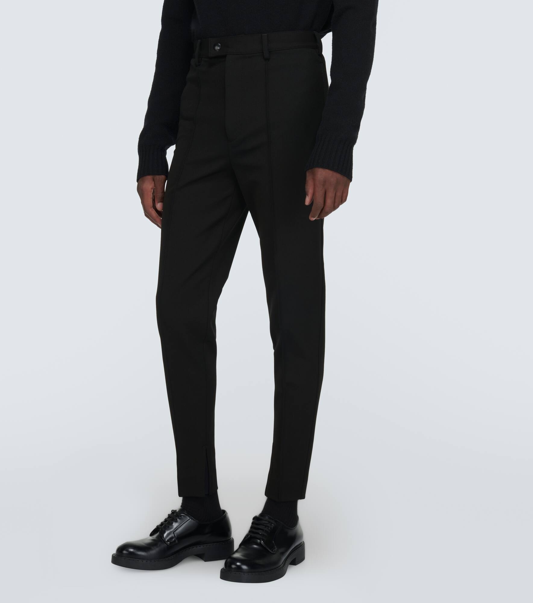 Gabardine slim pants - 3