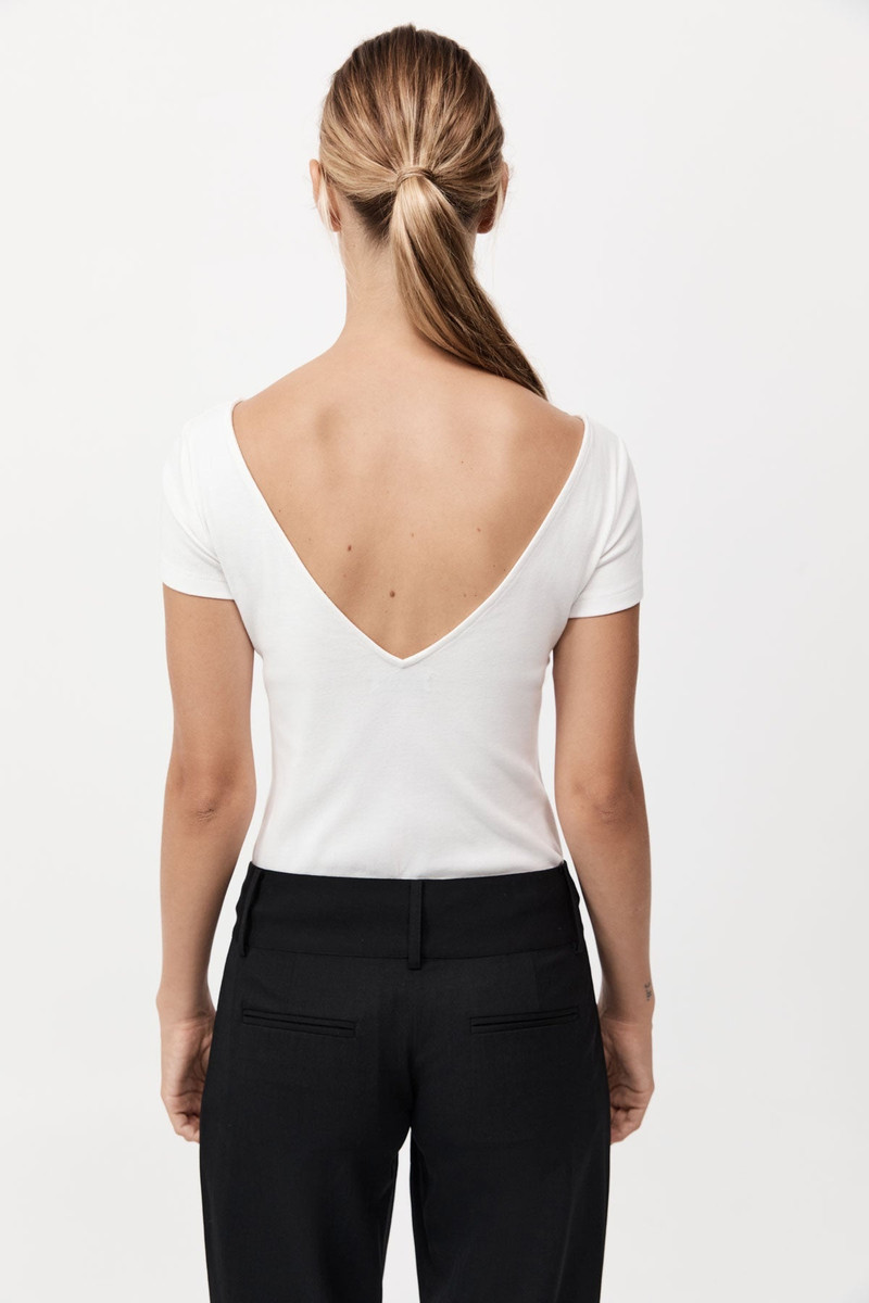 Organic Cotton Ballet Top - White 5