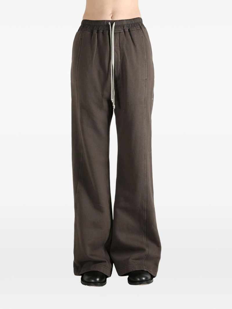 Rick Owens DRKSHDW Wide Pusher drawstring button trousers outlook