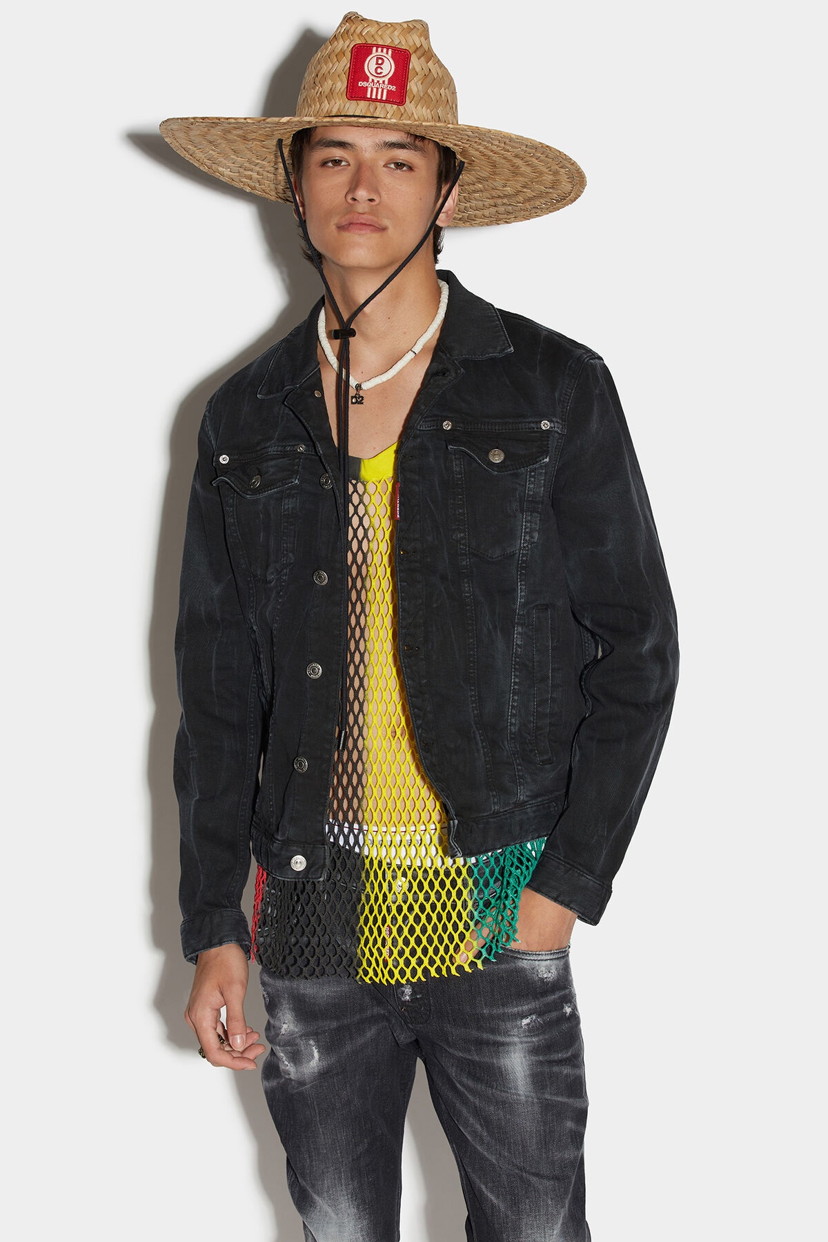 BLACK SMOKE BULL WASH DAN JEAN JACKET - 1