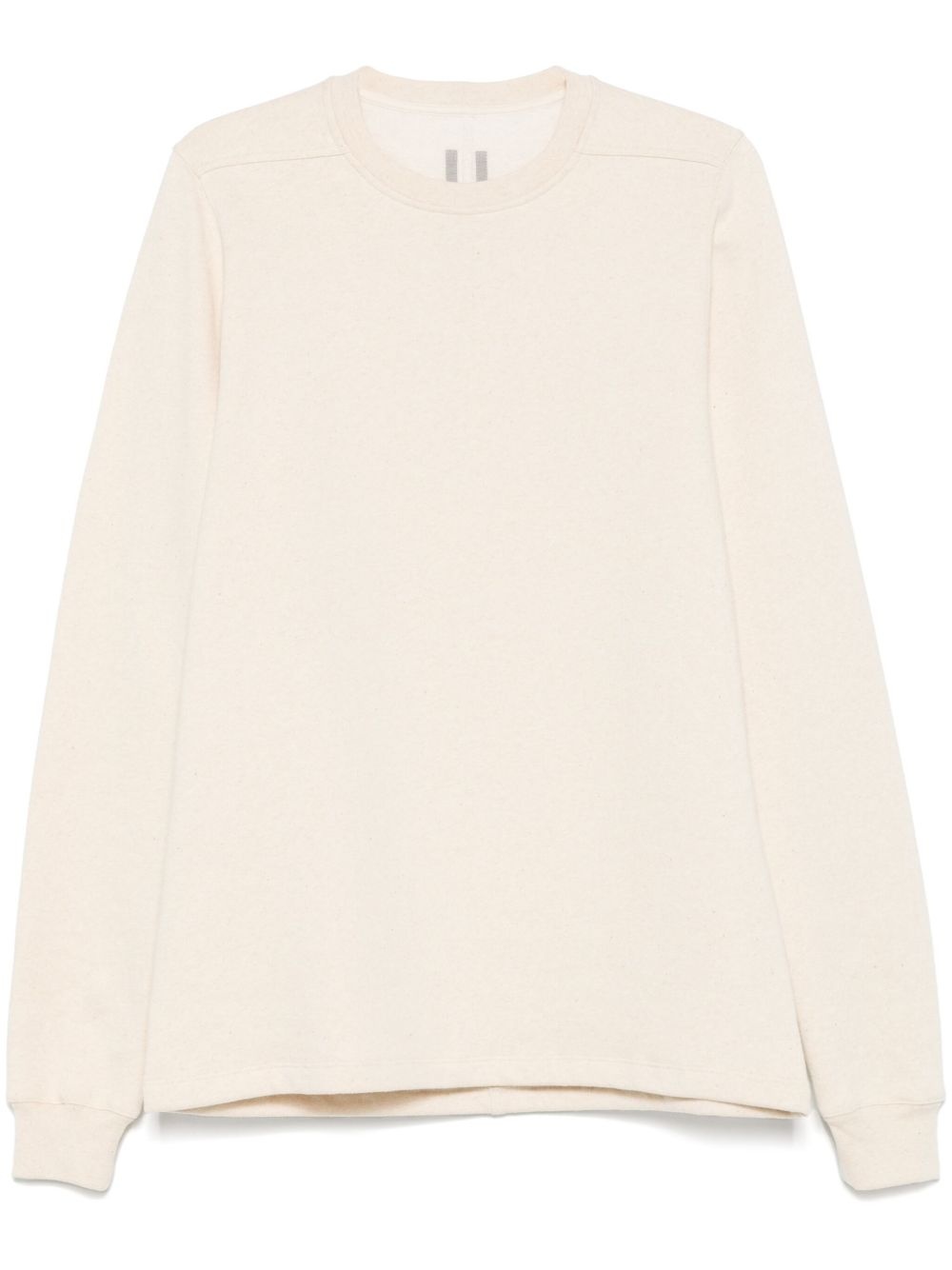 crew-neck longsleeved sweater - 1