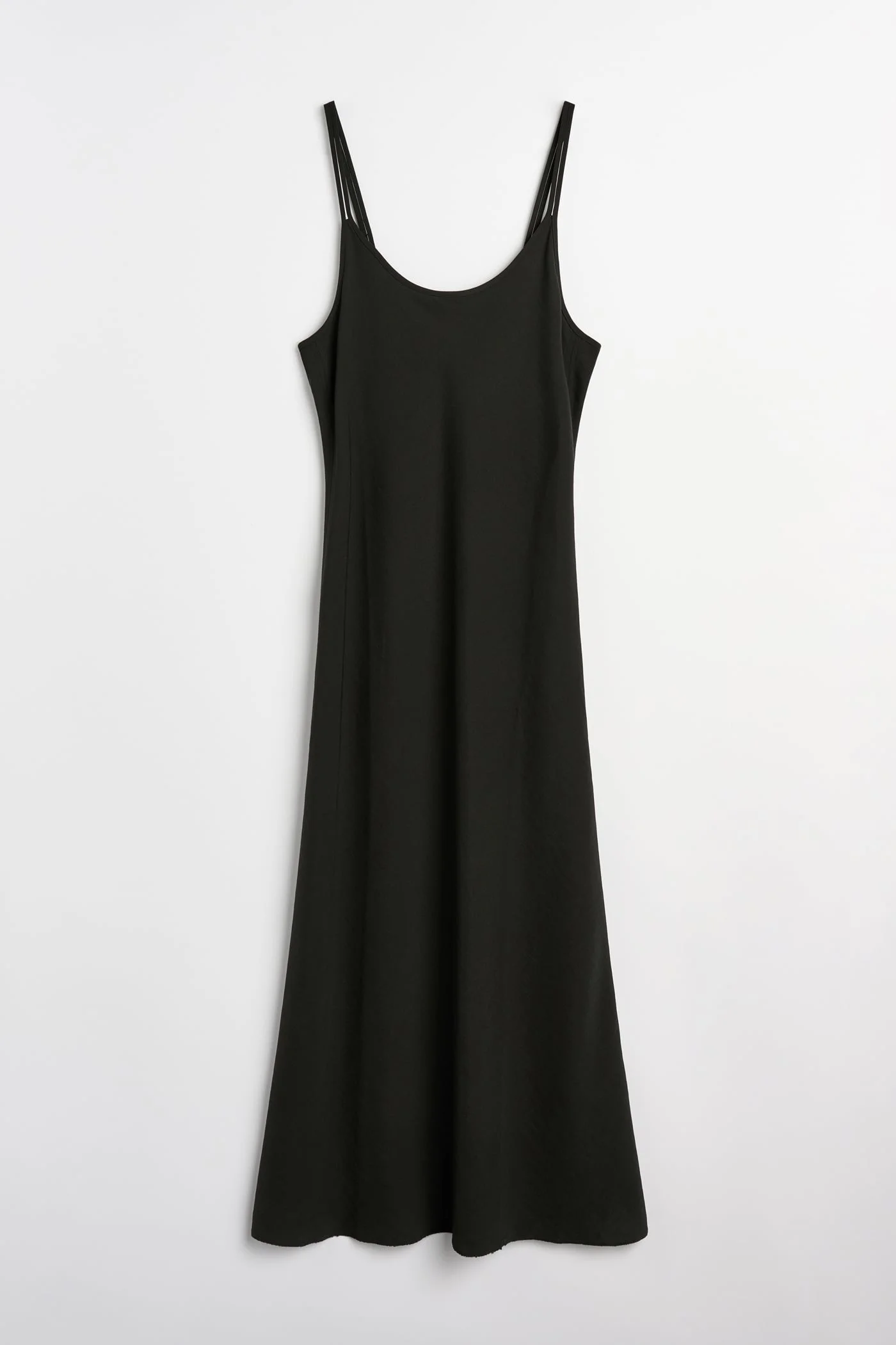 Glide Dress Ashen Black Warmth Viscose - 1