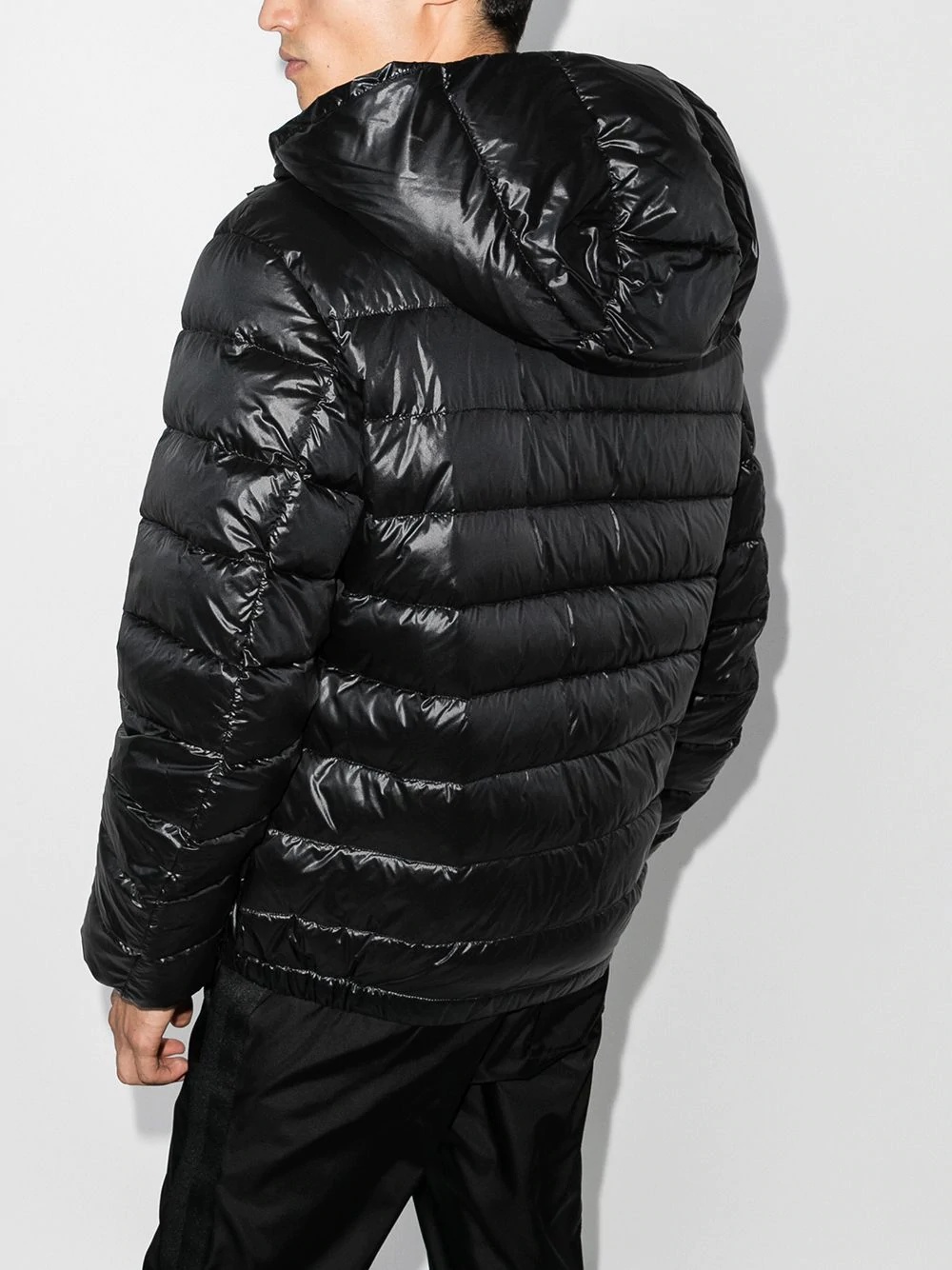 logo plaque puffer jacket - 3