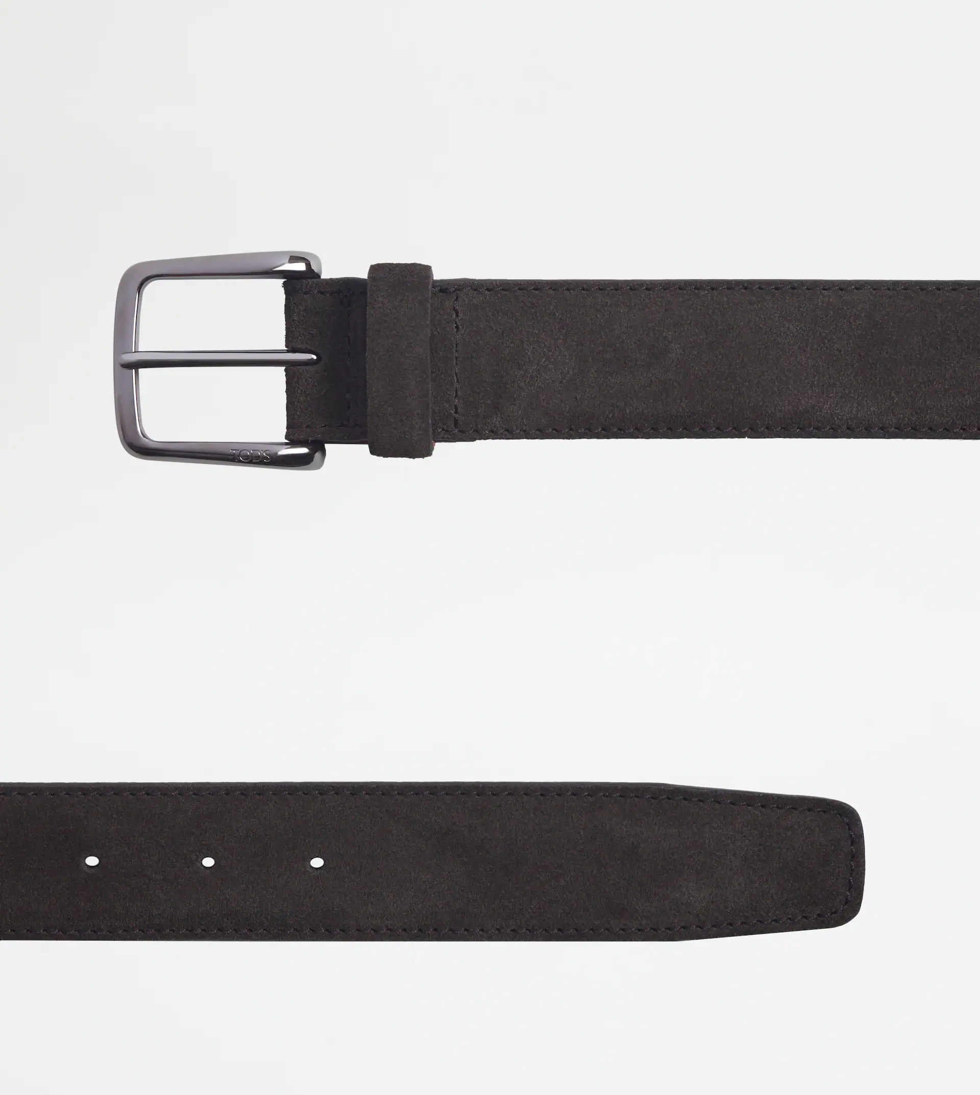 BELT IN SUEDE - BROWN - 2