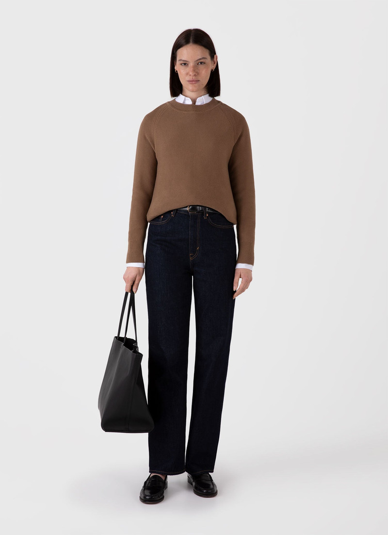 Sunspel Textured Cotton Jumper outlook