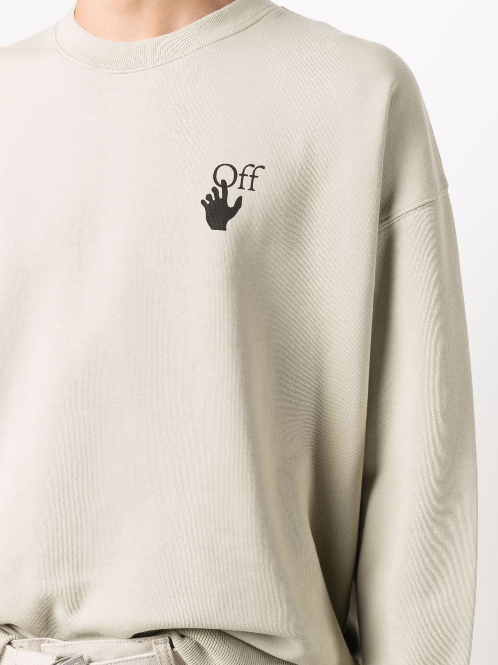 Off logo print Arrows sweatshirt - 5