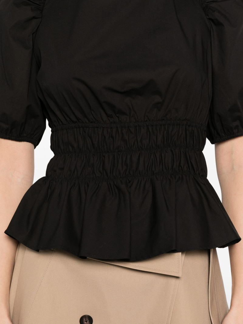 Joandra smocked puff-sleeve top 5