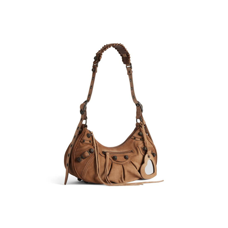 BALENCIAGA Women's Le Cagole Shoulder Bag Small in Camel outlook
