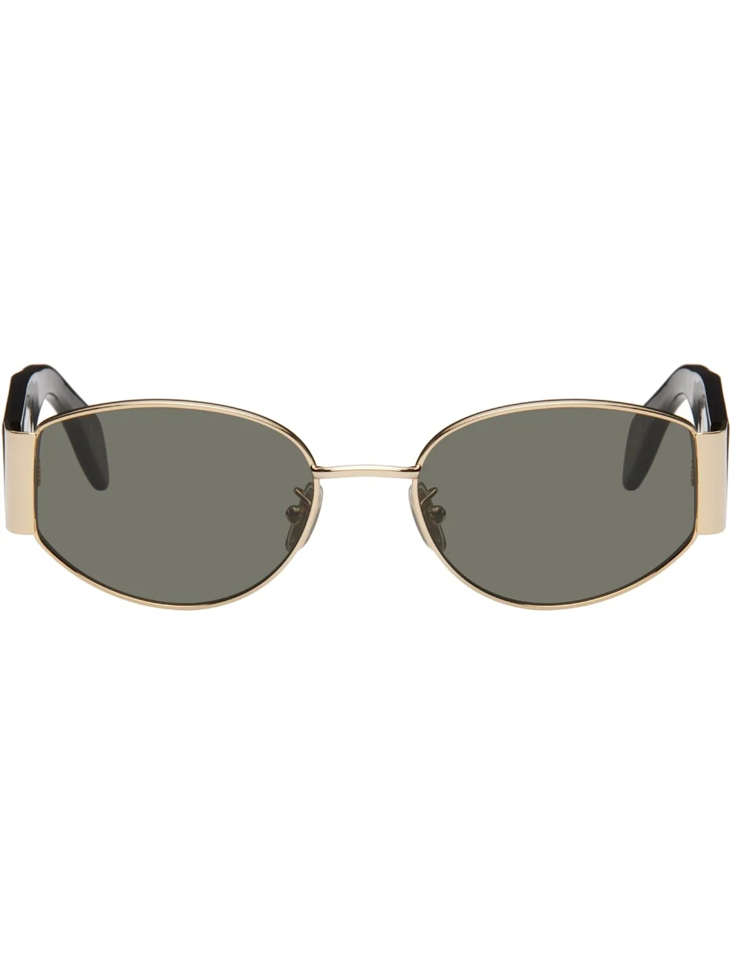 Gold & Black X Sunglasses - 1