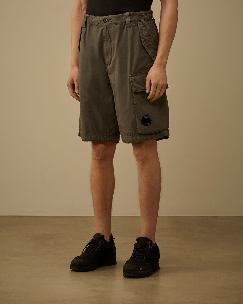 Cotton Rip-Stop Loose Lens Cargo Shorts 3