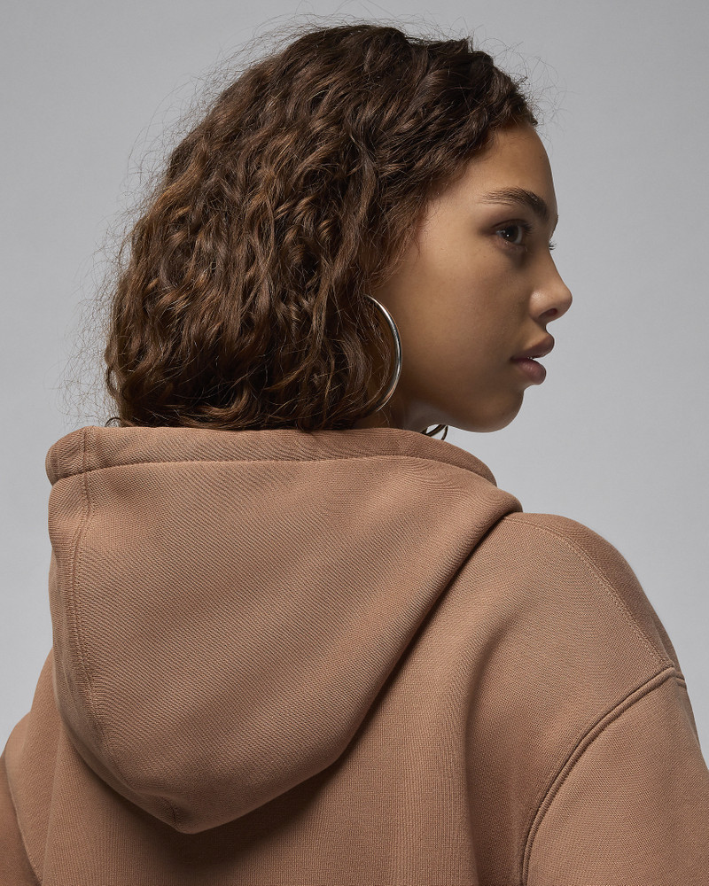 Jordan Flight Fleece Women's Satin Lined Pullover Hoodie 6