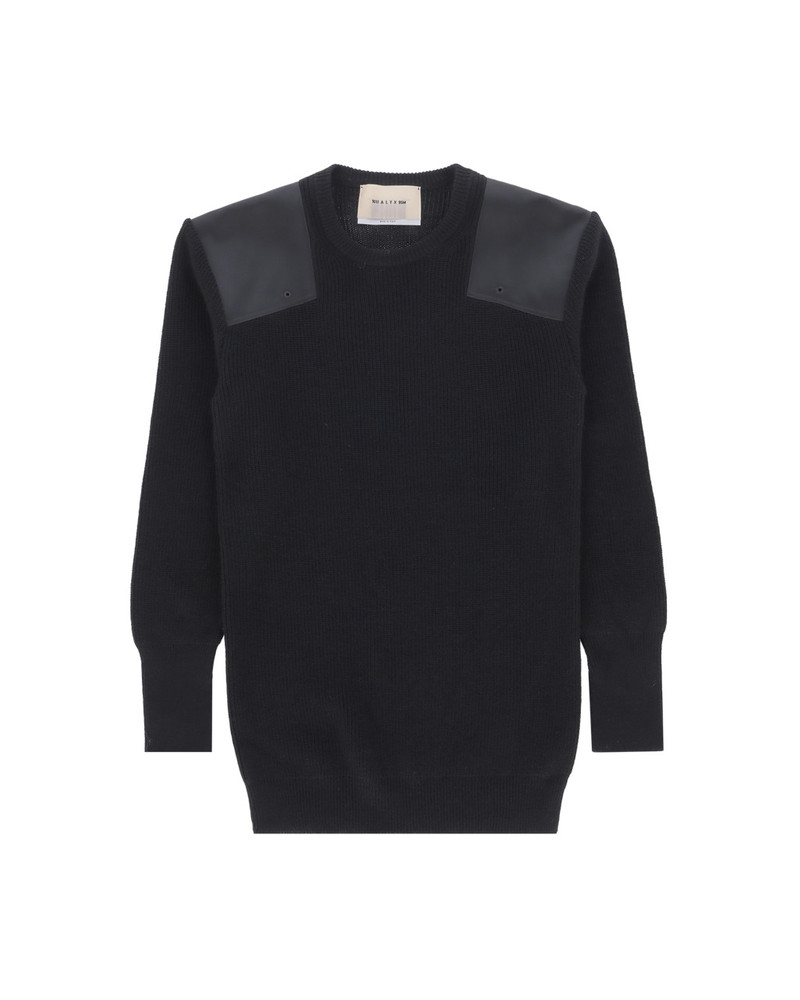 NYLON PANEL SWEATER 1