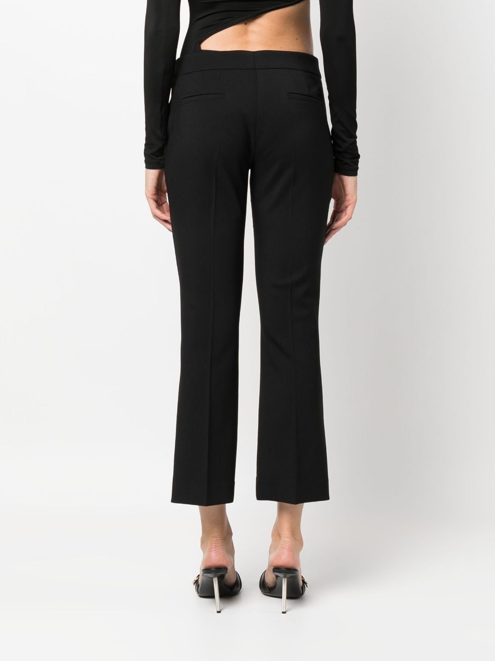 low-rise cropped trousers - 4