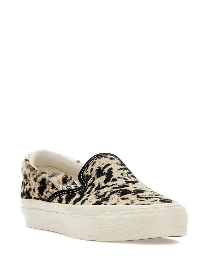 Vans pony hair cowhide trainers outlook