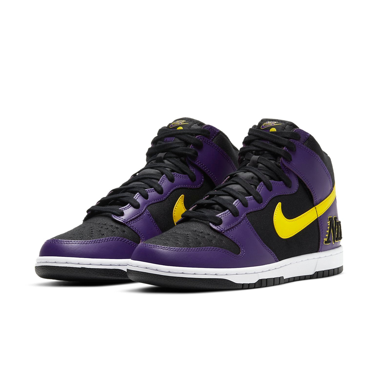 Nike Dunk High Premium EMB 'Lakers' DH0642-001 - 3