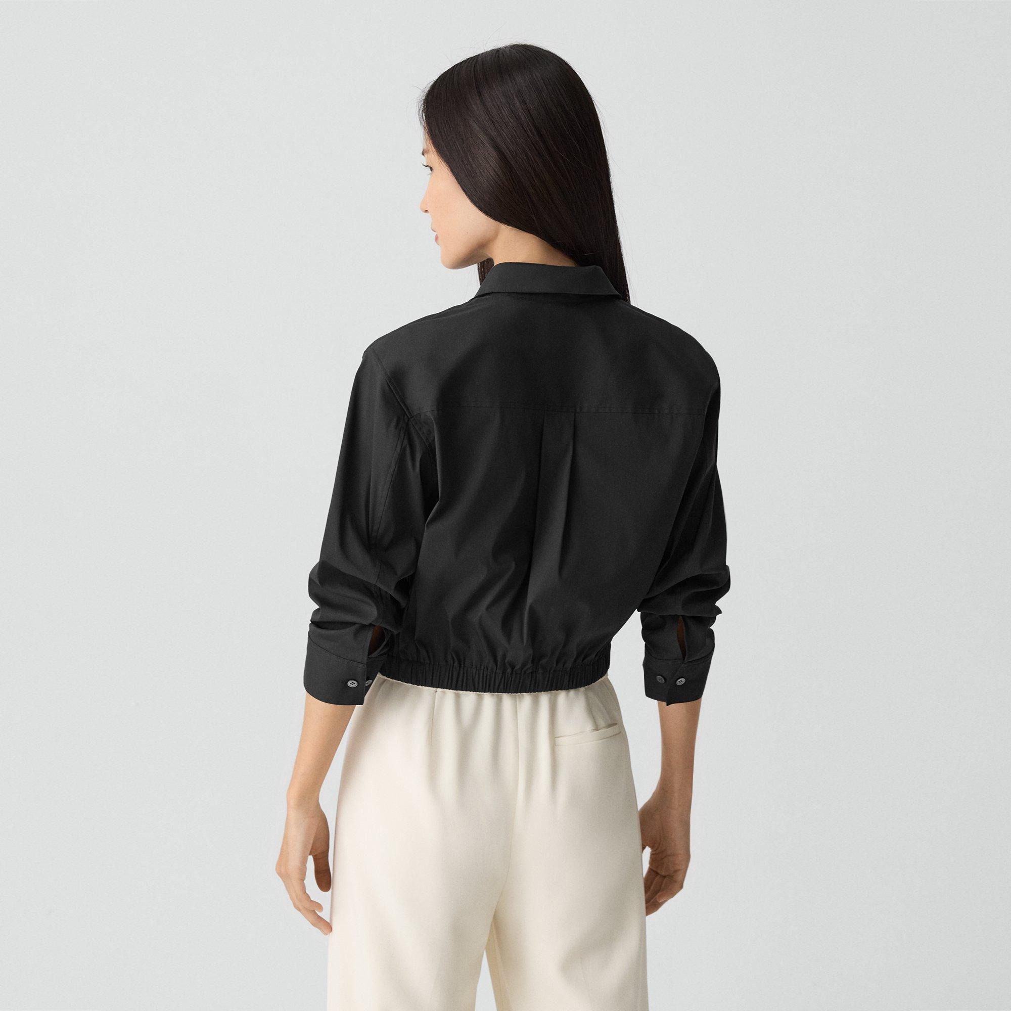 Cropped Shirt in Good Cotton - 4