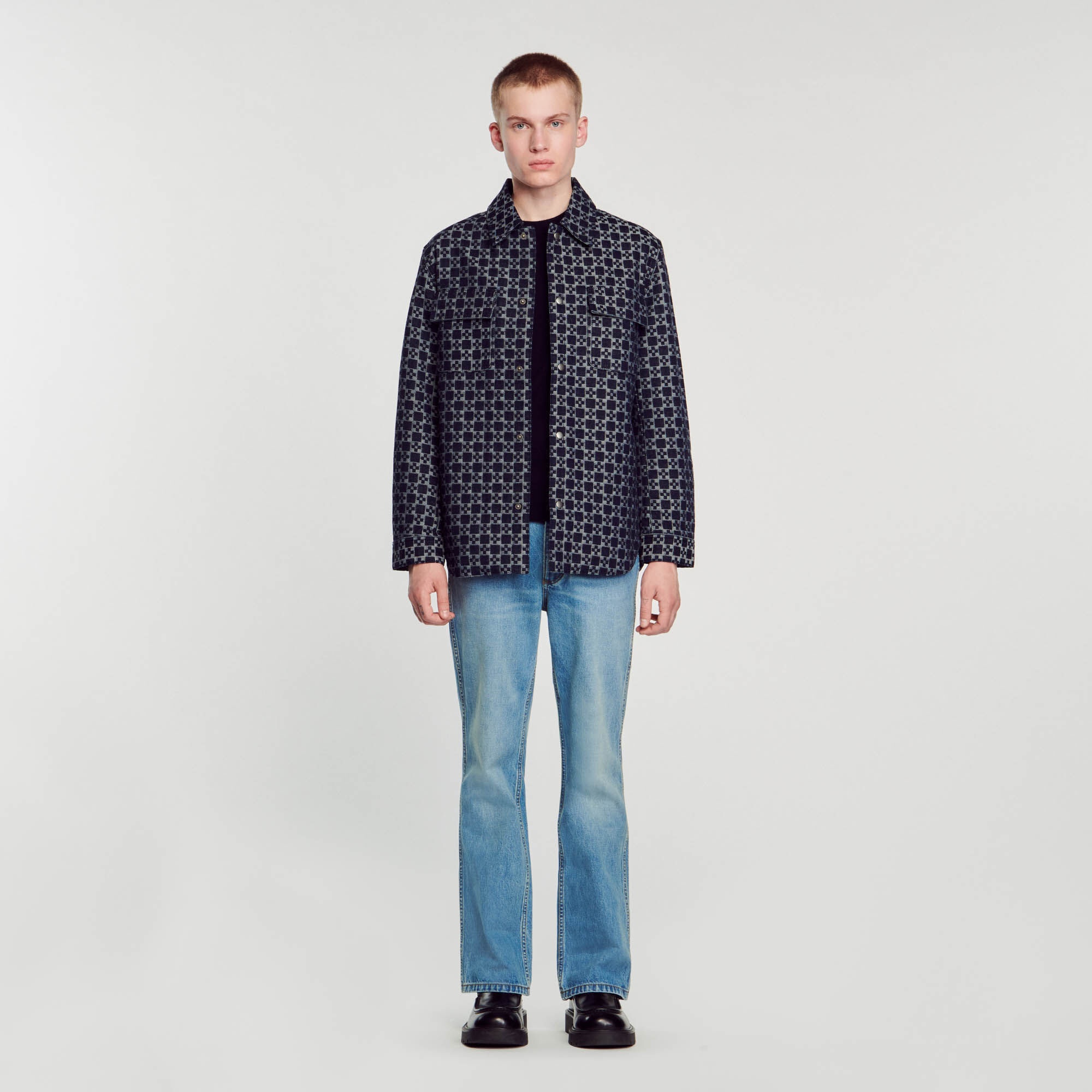 SQUARE CROSS OVERSHIRT - 3