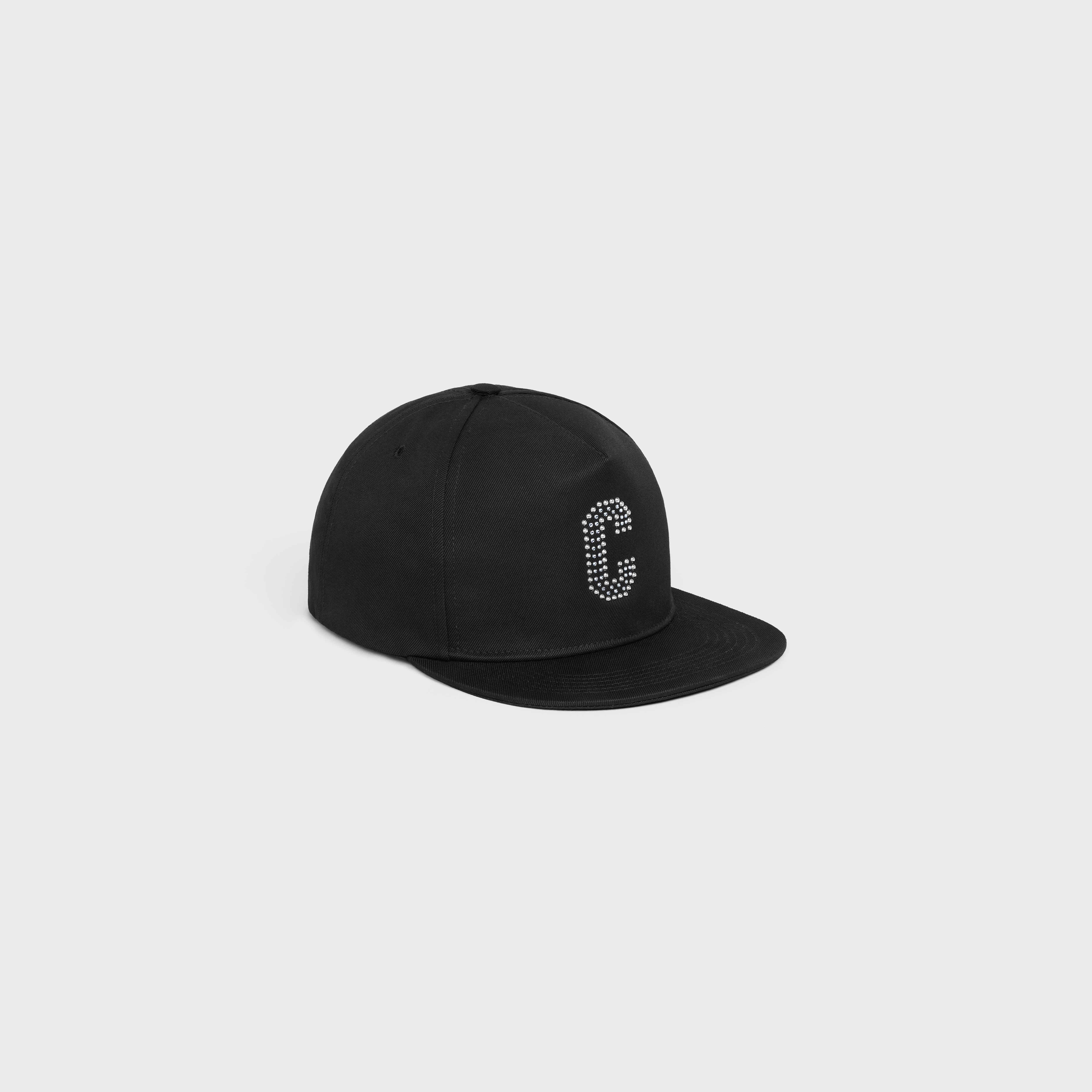 EMBROIDERED INITIAL SNAPBACK CAP IN COTTON - 1