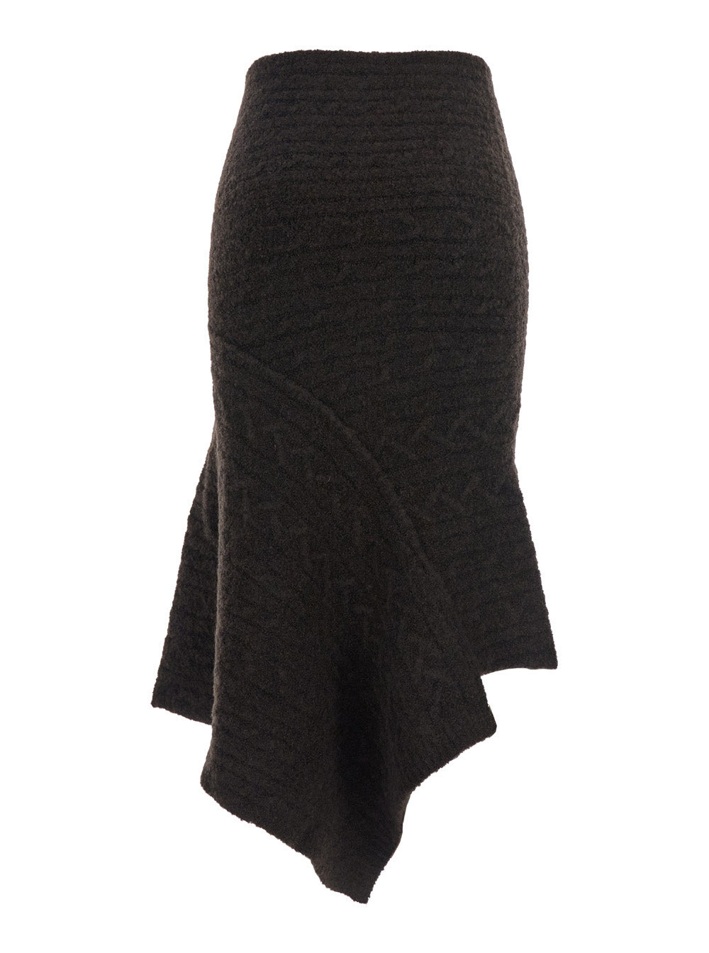 The Attico Women Cable Wool Mix Knit Midi Skirt - 2
