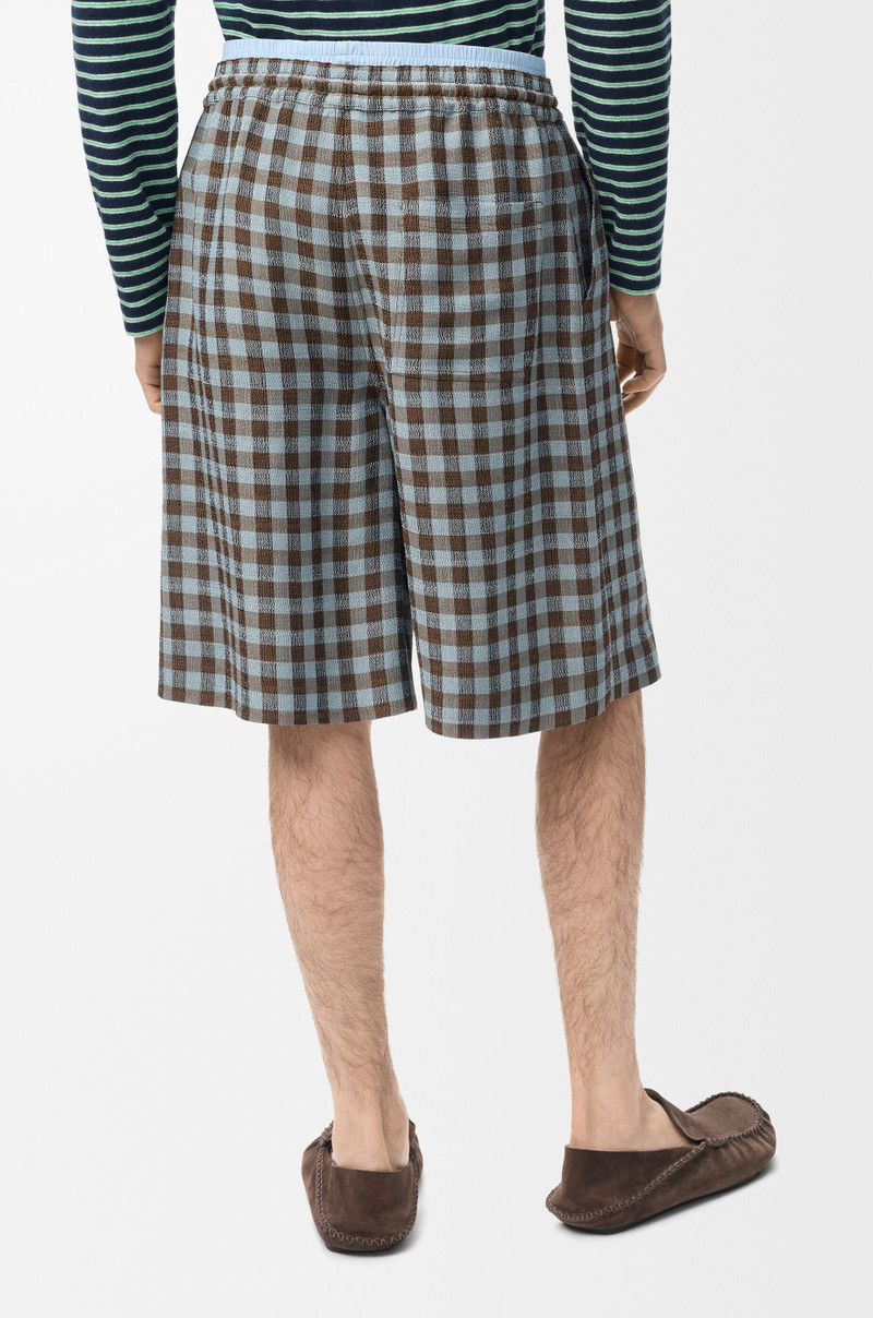Shorts in viscose and linen blend 4