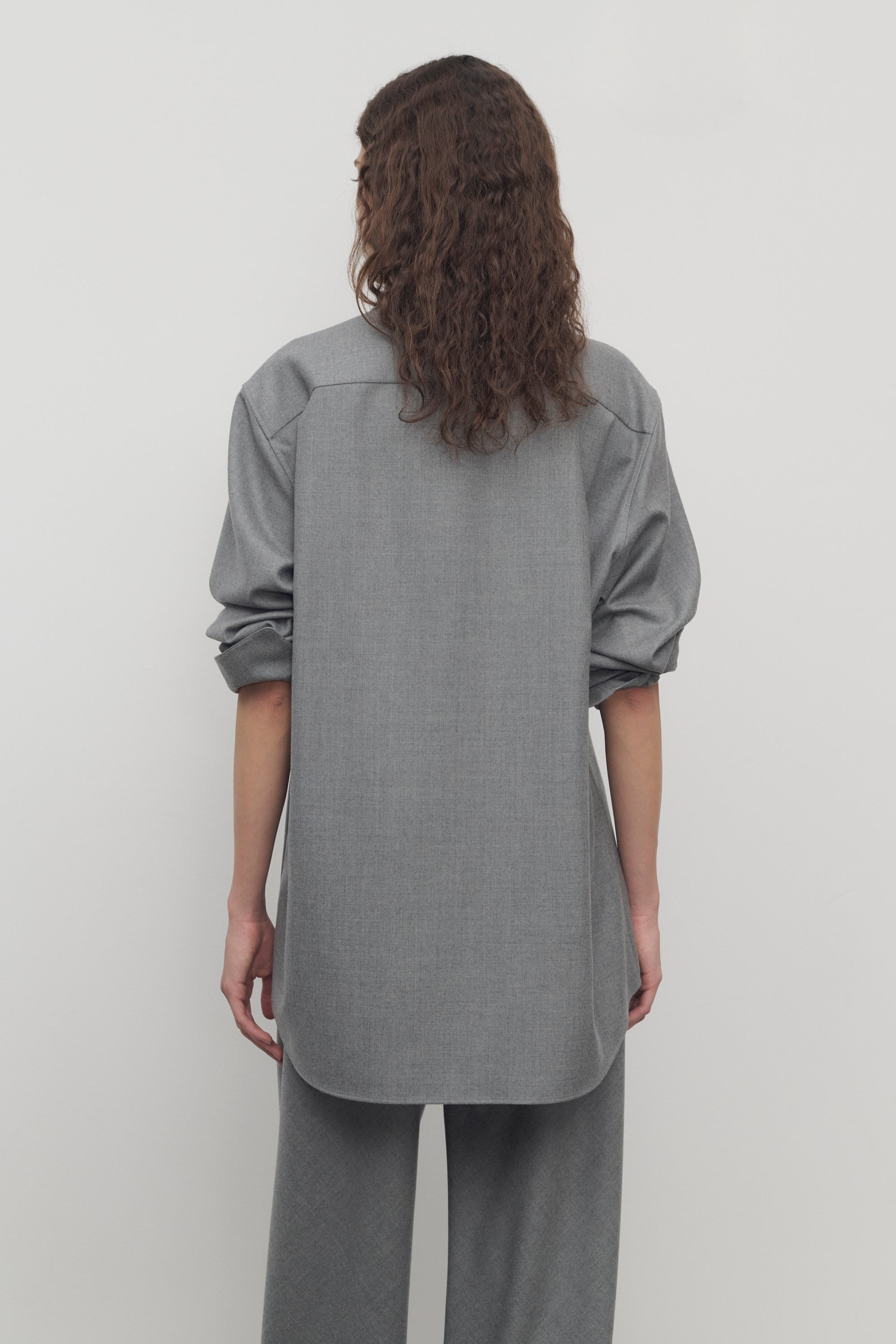 Pino Shirt in Virgin Wool - 5
