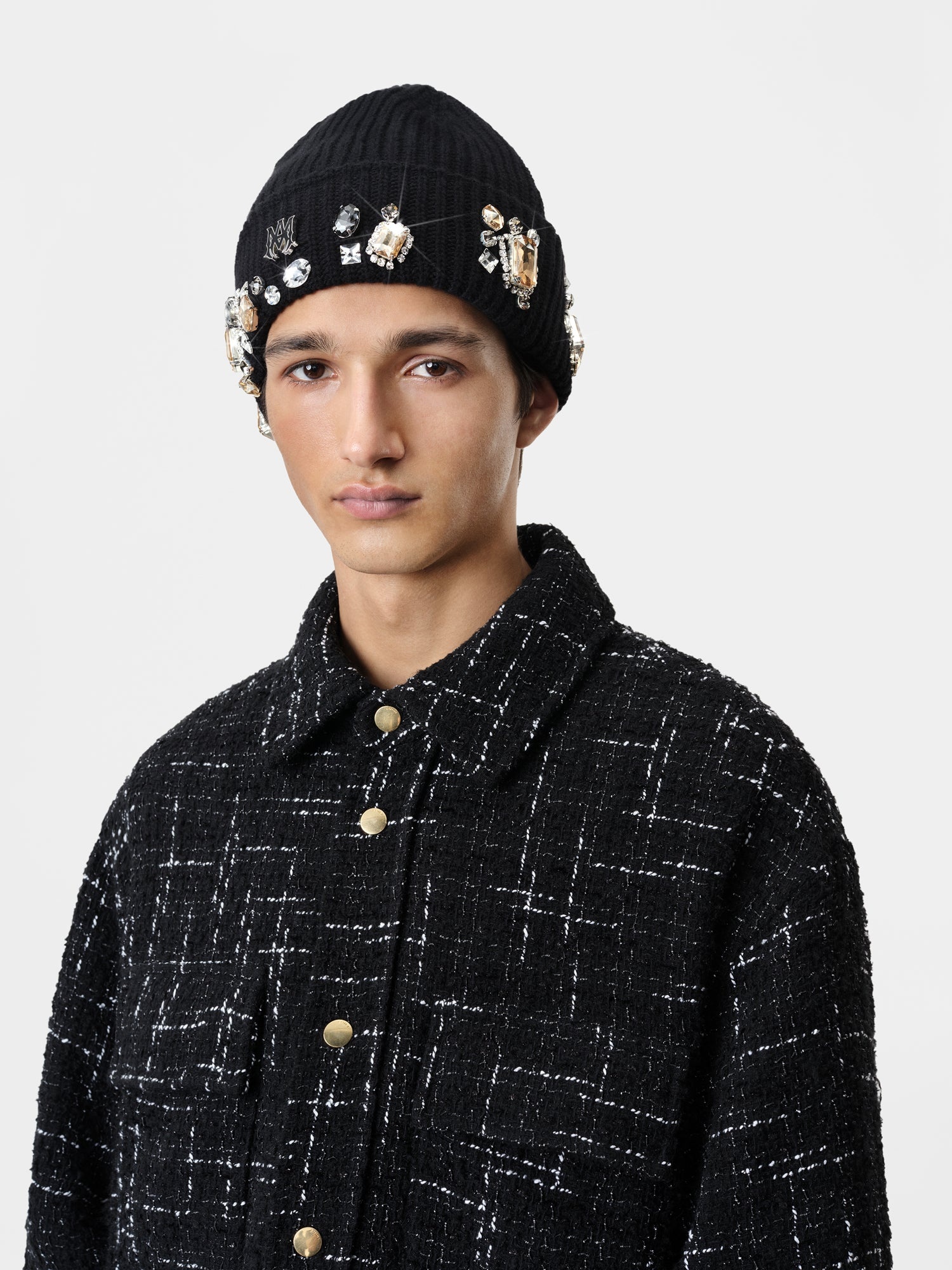 CHUNKY CRYSTAL BEANIE - 3