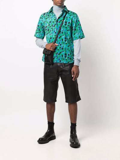 Salvatore Ferragamo abstract-print short-sleeved shirt outlook