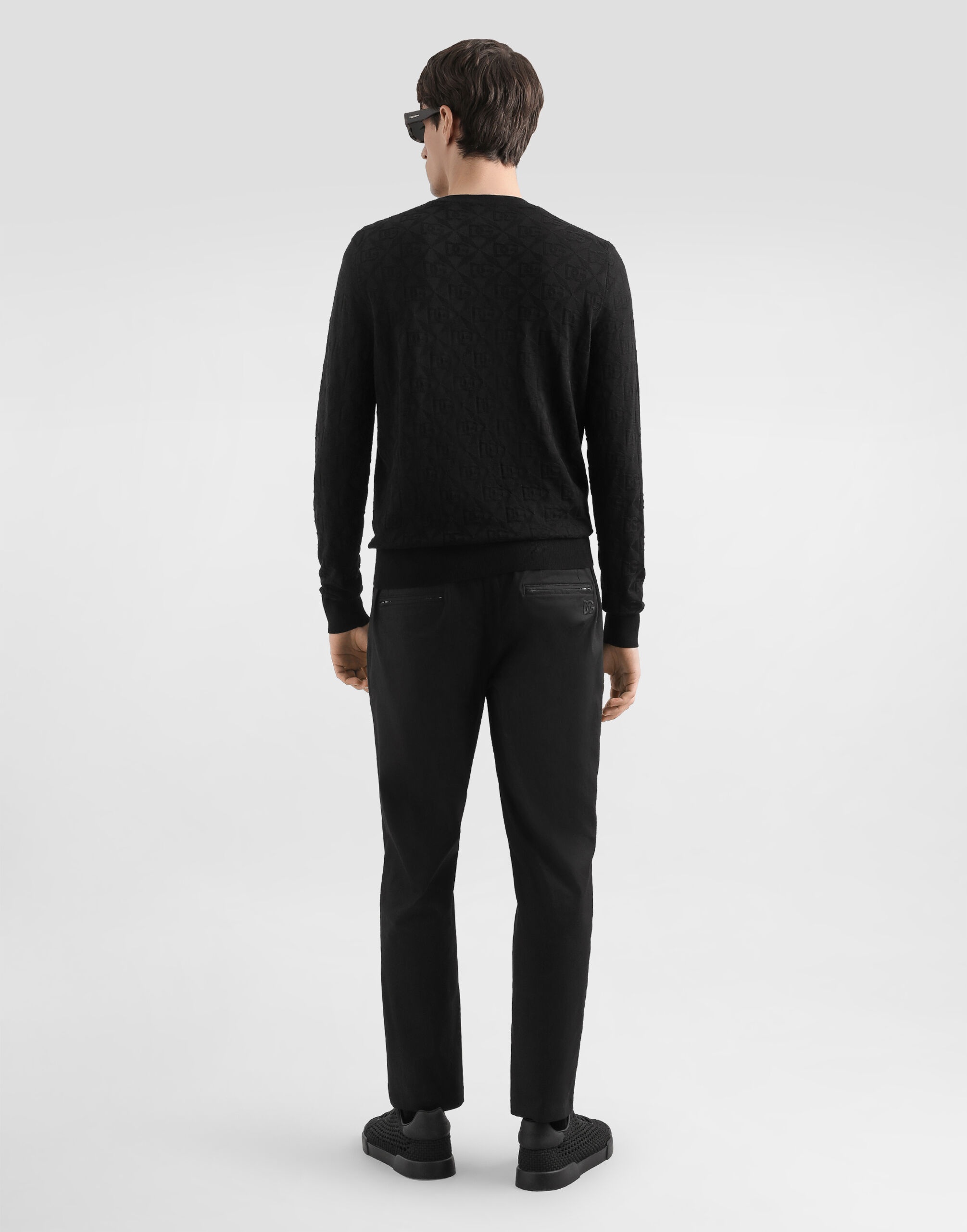 Silk crewneck pullover - 3