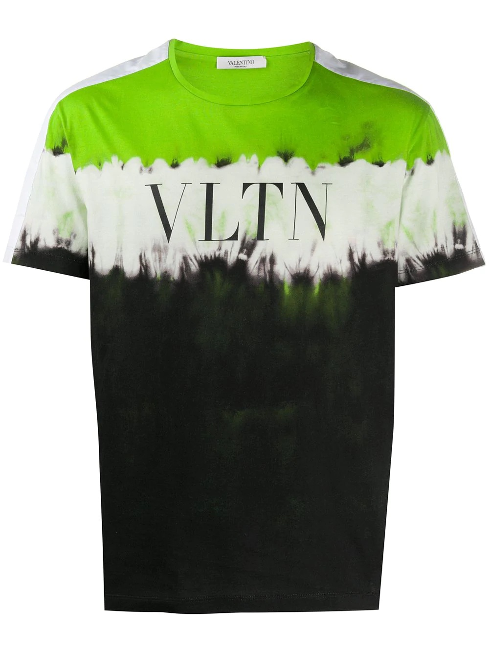 logo print tie-dye T-shirt - 1