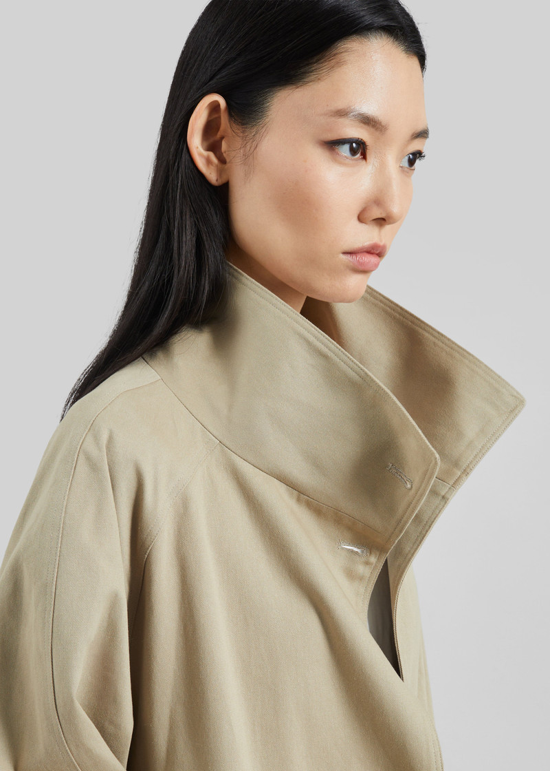 Lenoir Trench Coat - Beige 6