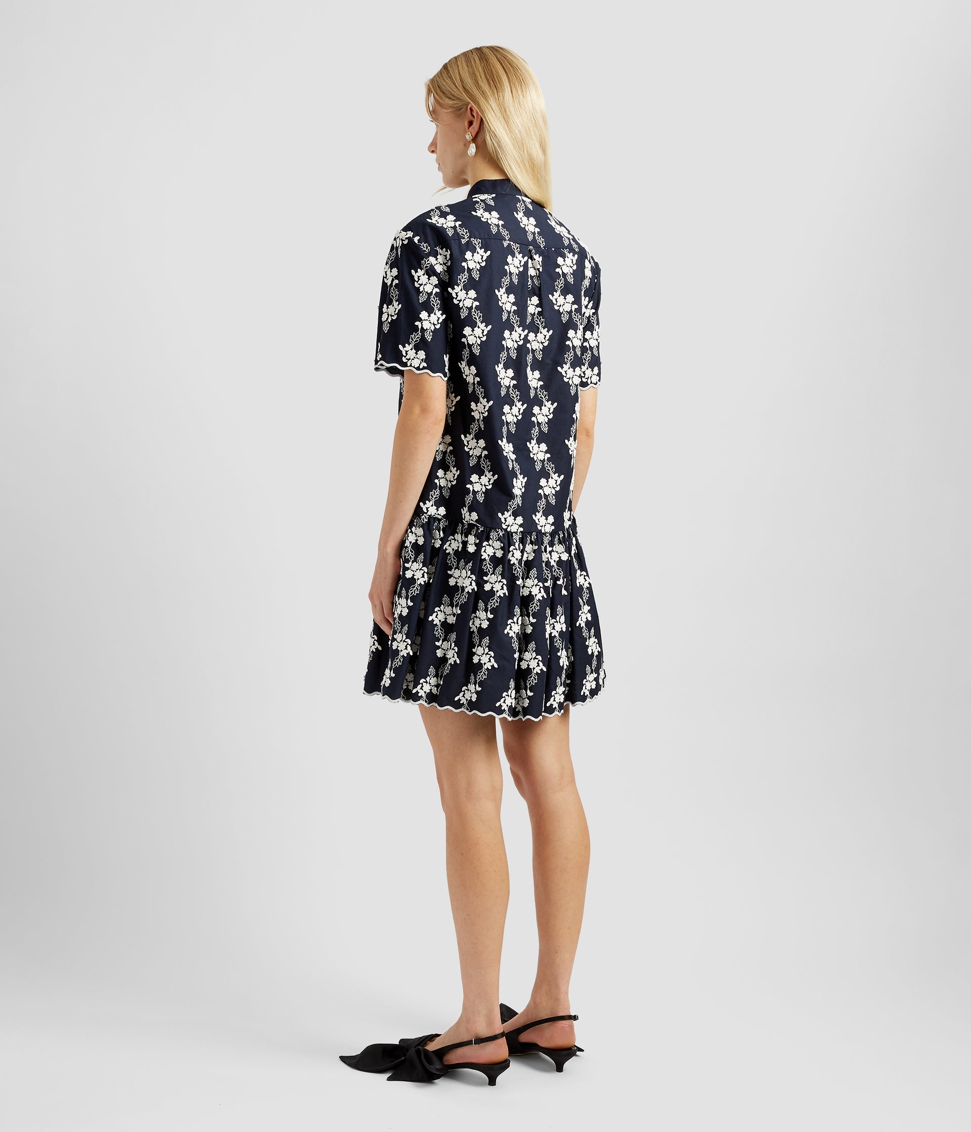 BUTTON DOWN MINI DRESS - 3