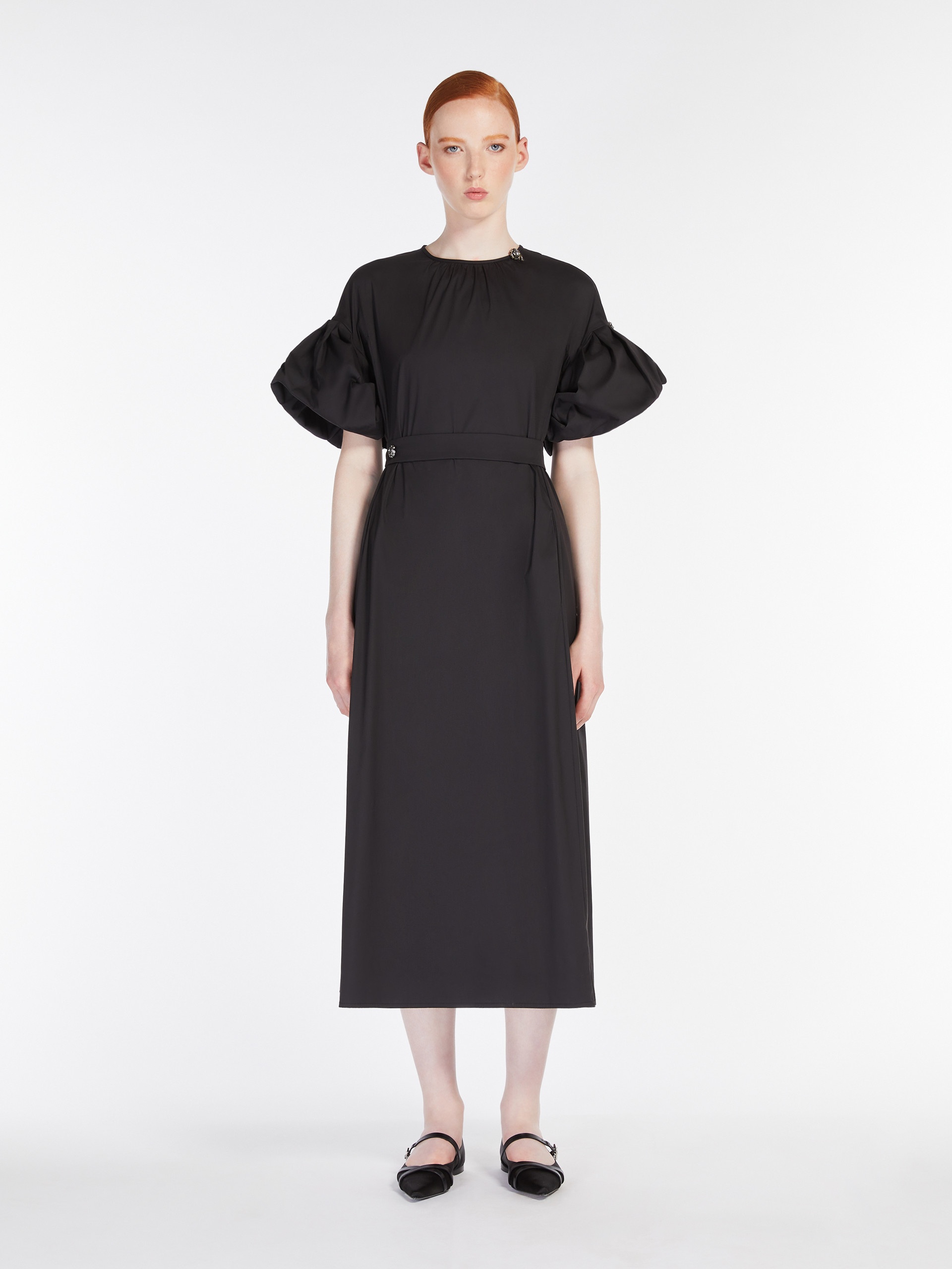ROSE Stretch poplin sheath dress - 3