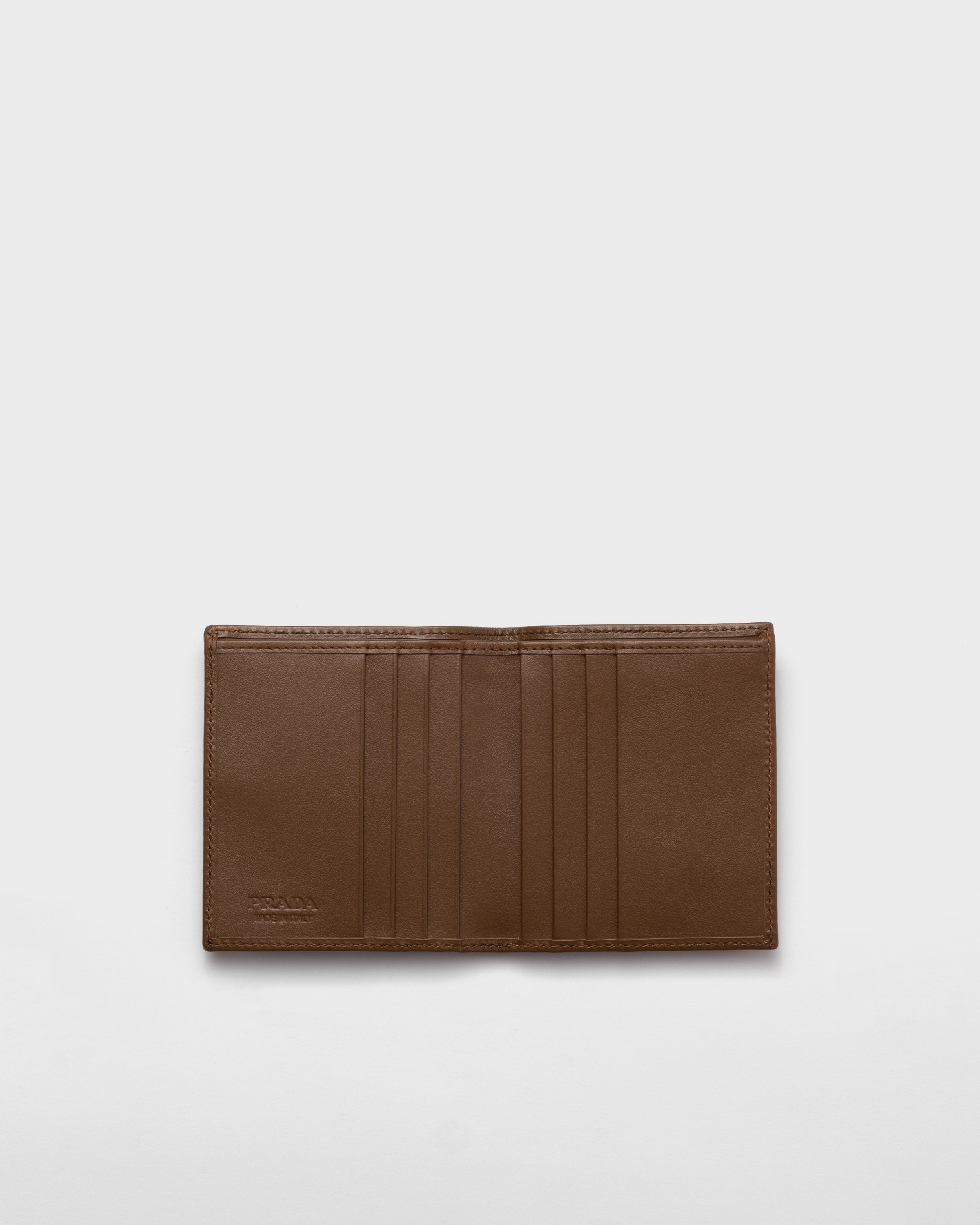 Re-Nylon and leather wallet - 2
