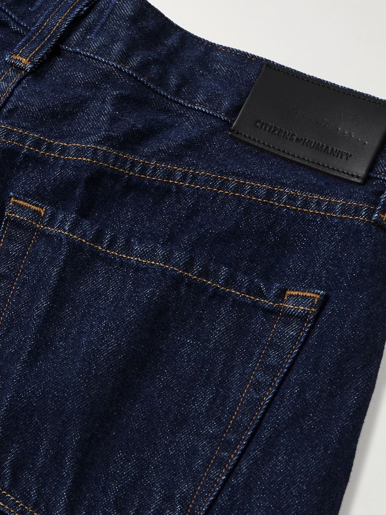 + Argent Beverly high-rise wide-leg jeans Dark denim - 6