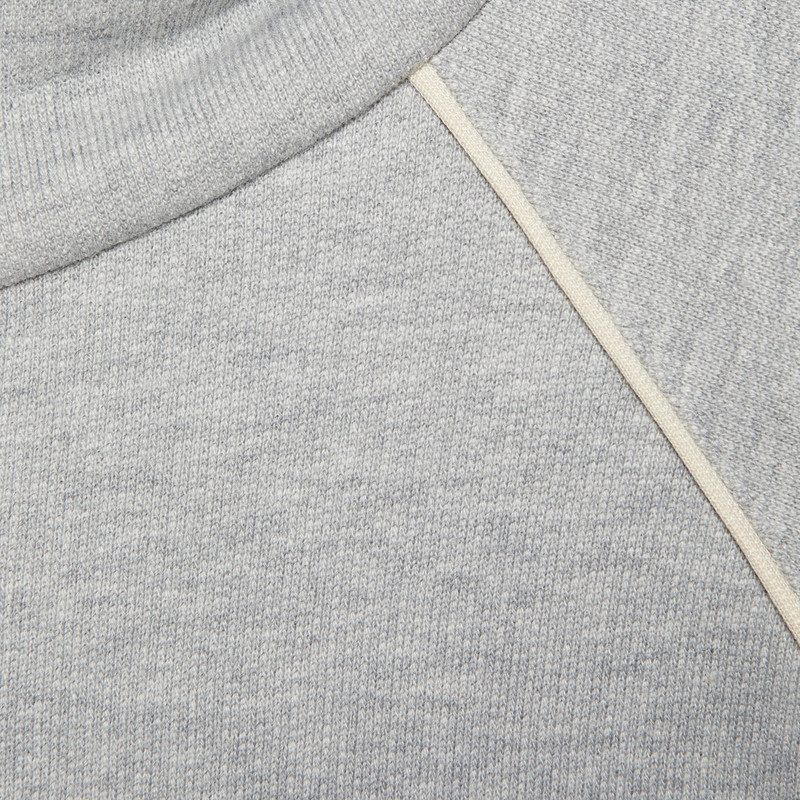 Cotton jersey sweatshirt with Web 5