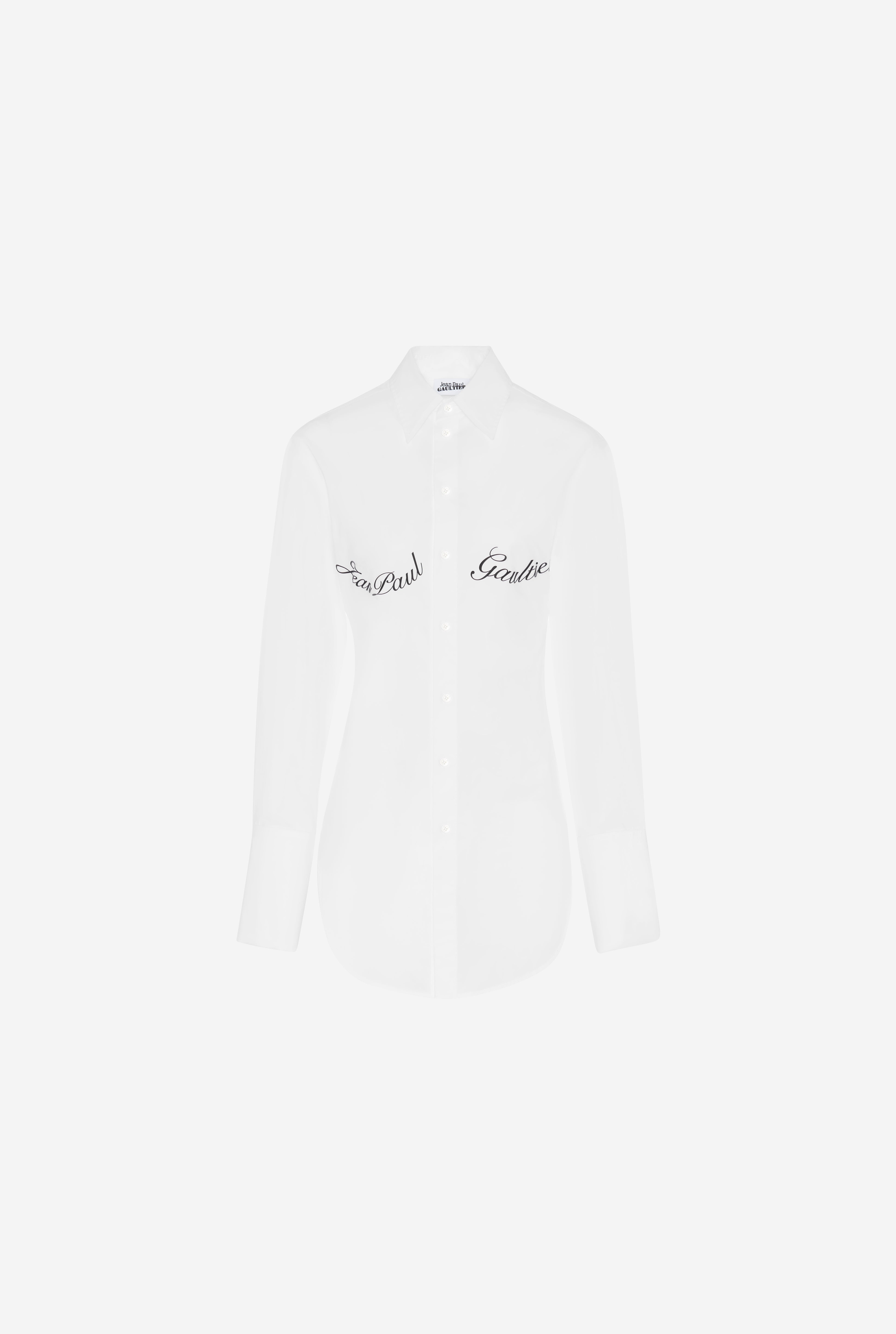 THE WHITE JEAN PAUL GAULTIER PRINT SHIRT - 5