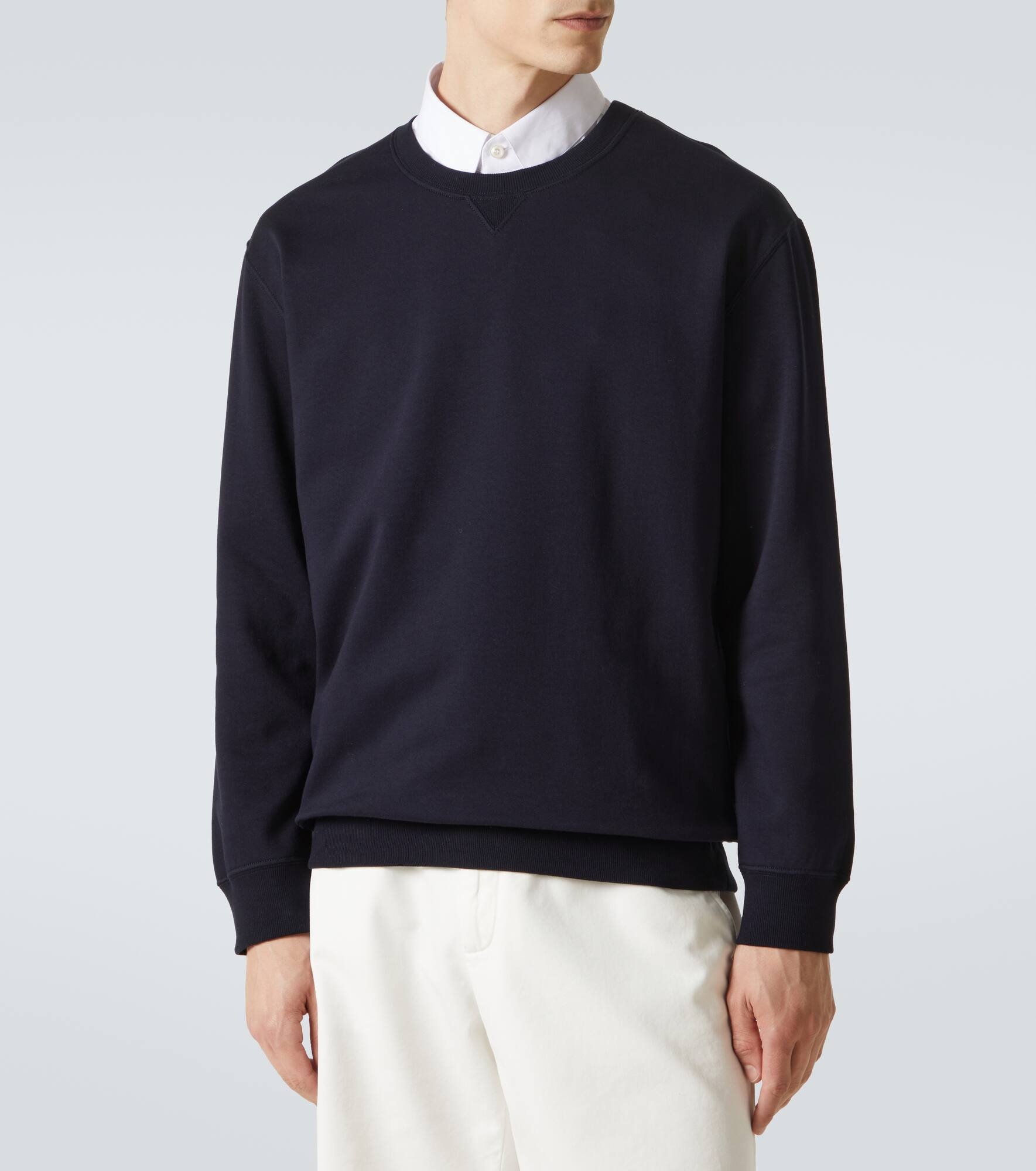 Cotton-blend sweatshirt - 3