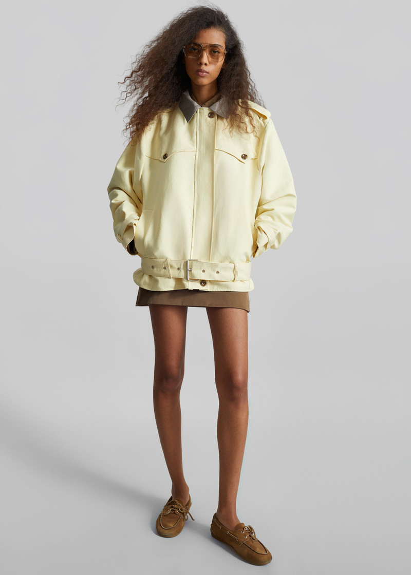 Alleray Short Trench - Yellow - 1