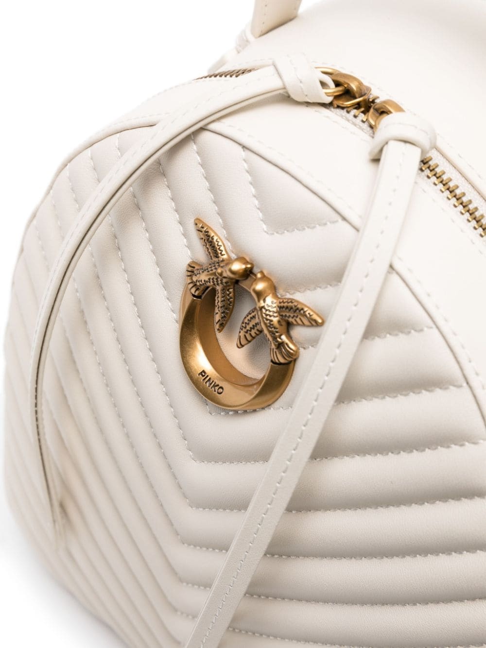 Love Click quilted leather backpack - 4