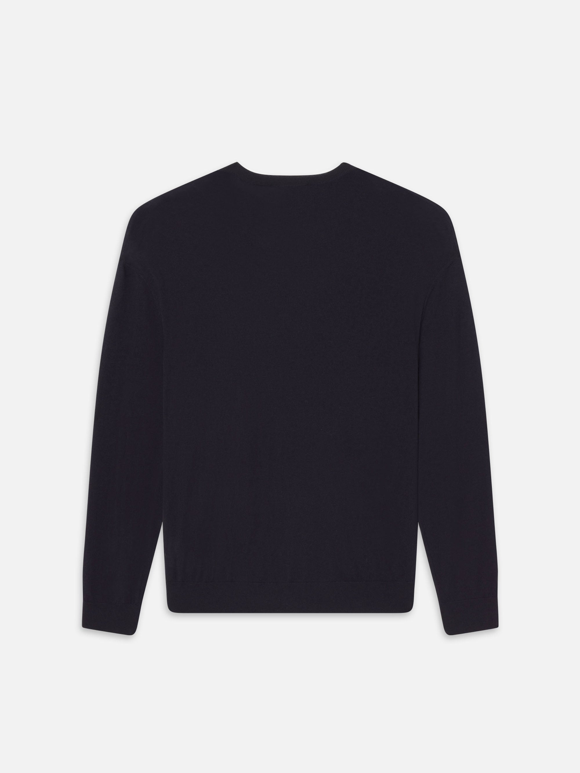Superfine Crewneck Sweater in Dark Navy - 3