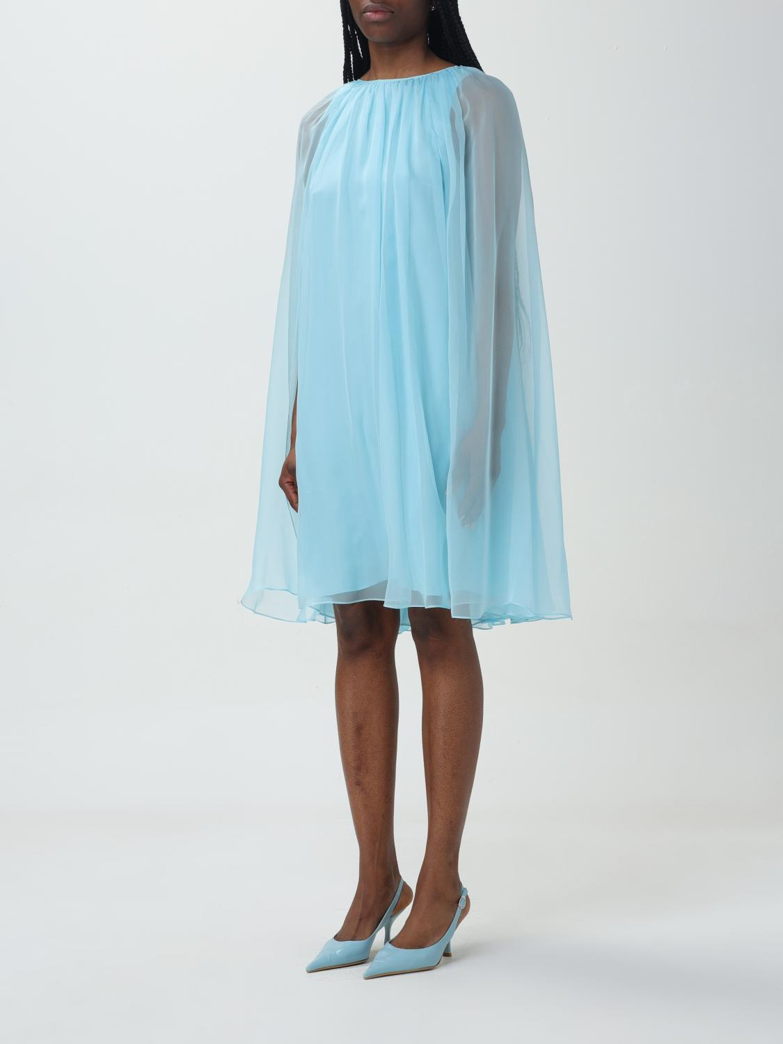 Max Mara Dress Woman Sky - 3