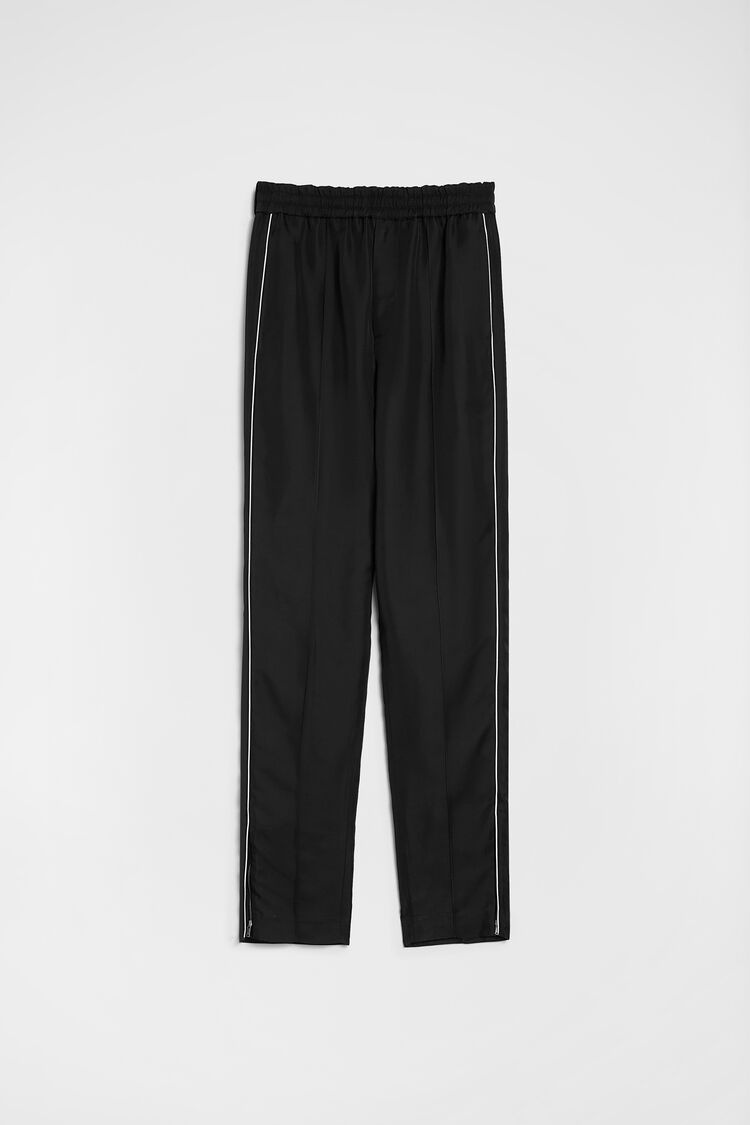 Fluid Viscose Tapered Trousers - 6