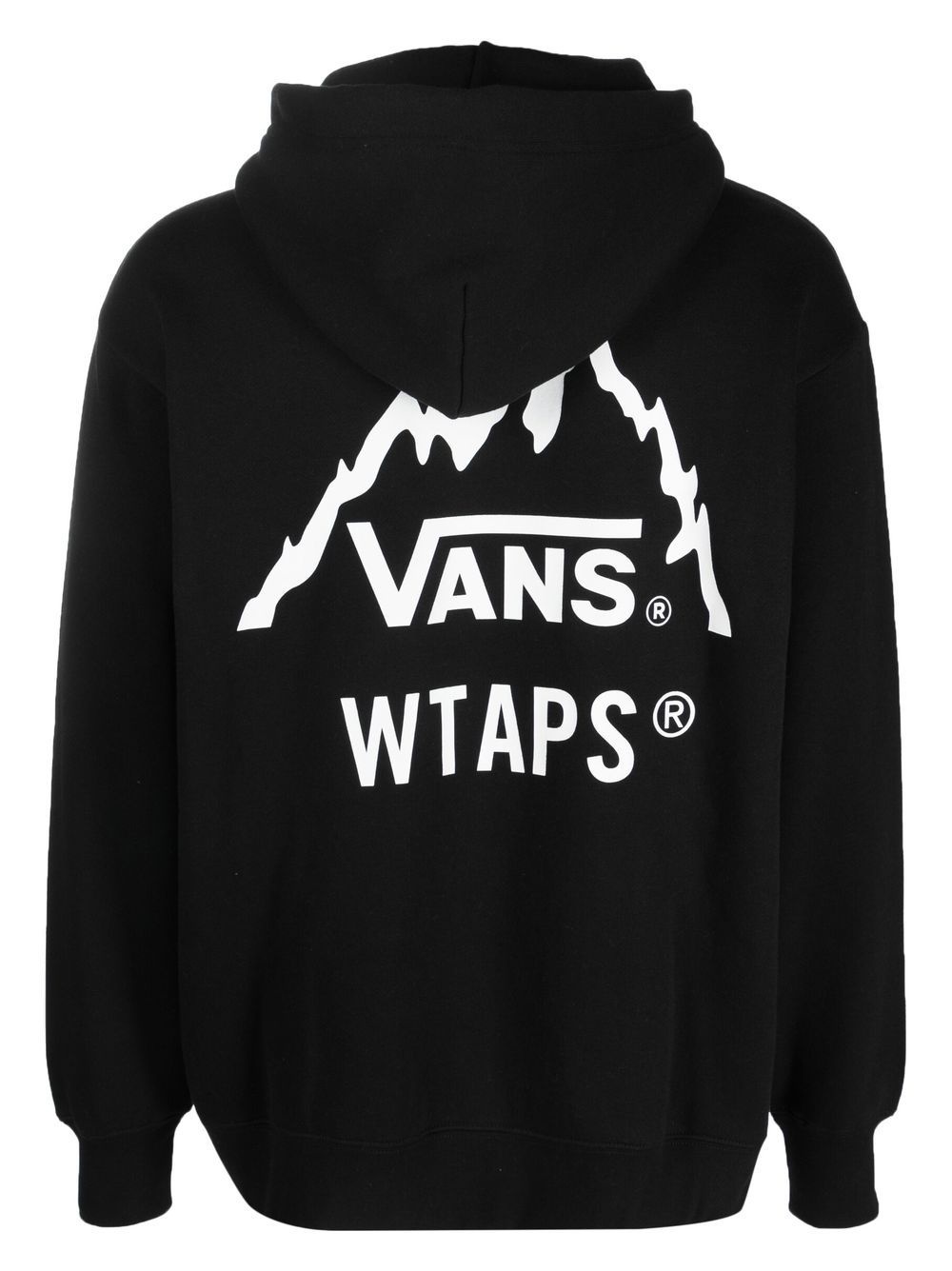 logo-print drawstring hoodie - 3