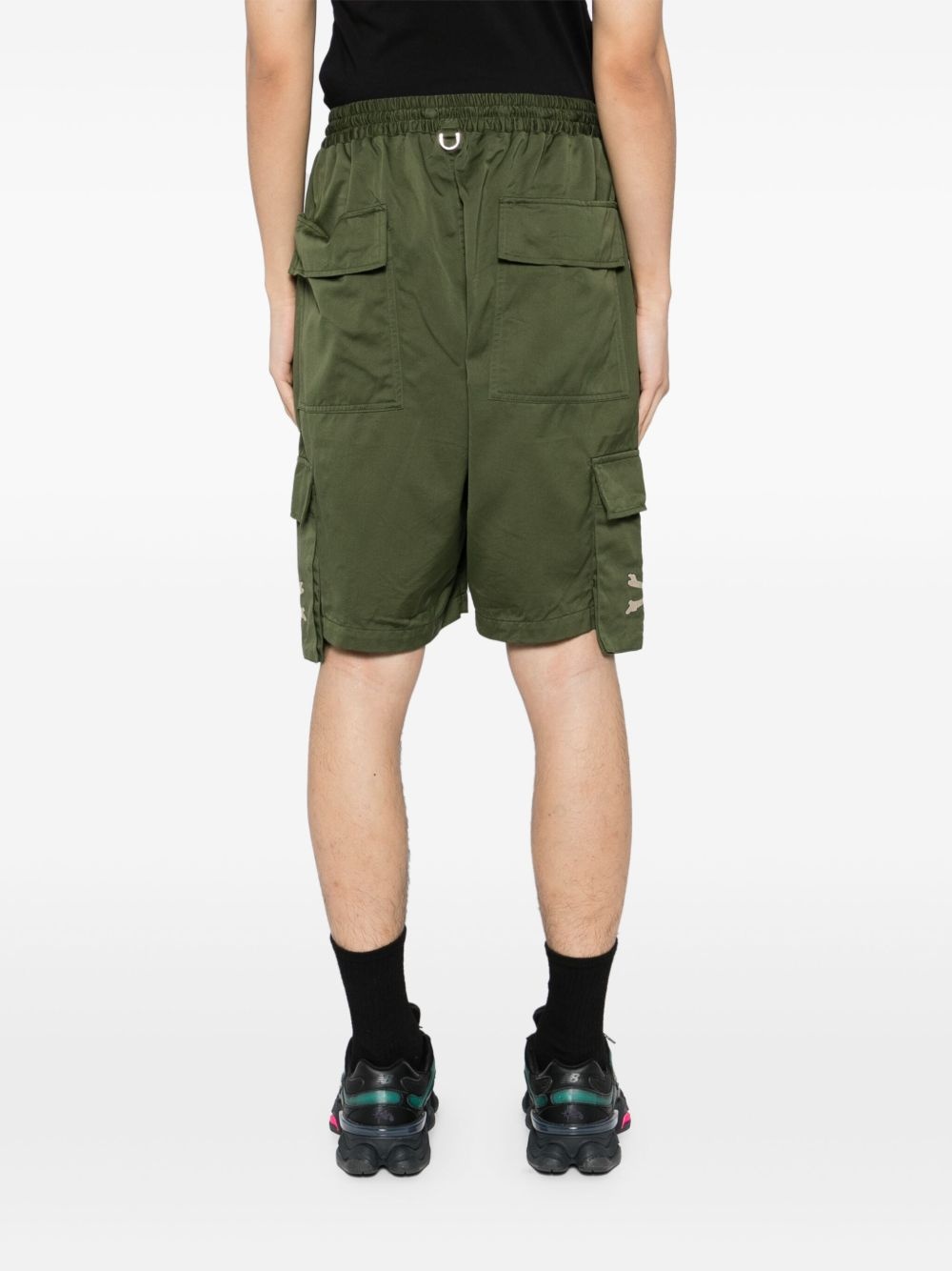 skull cargo shorts - 4