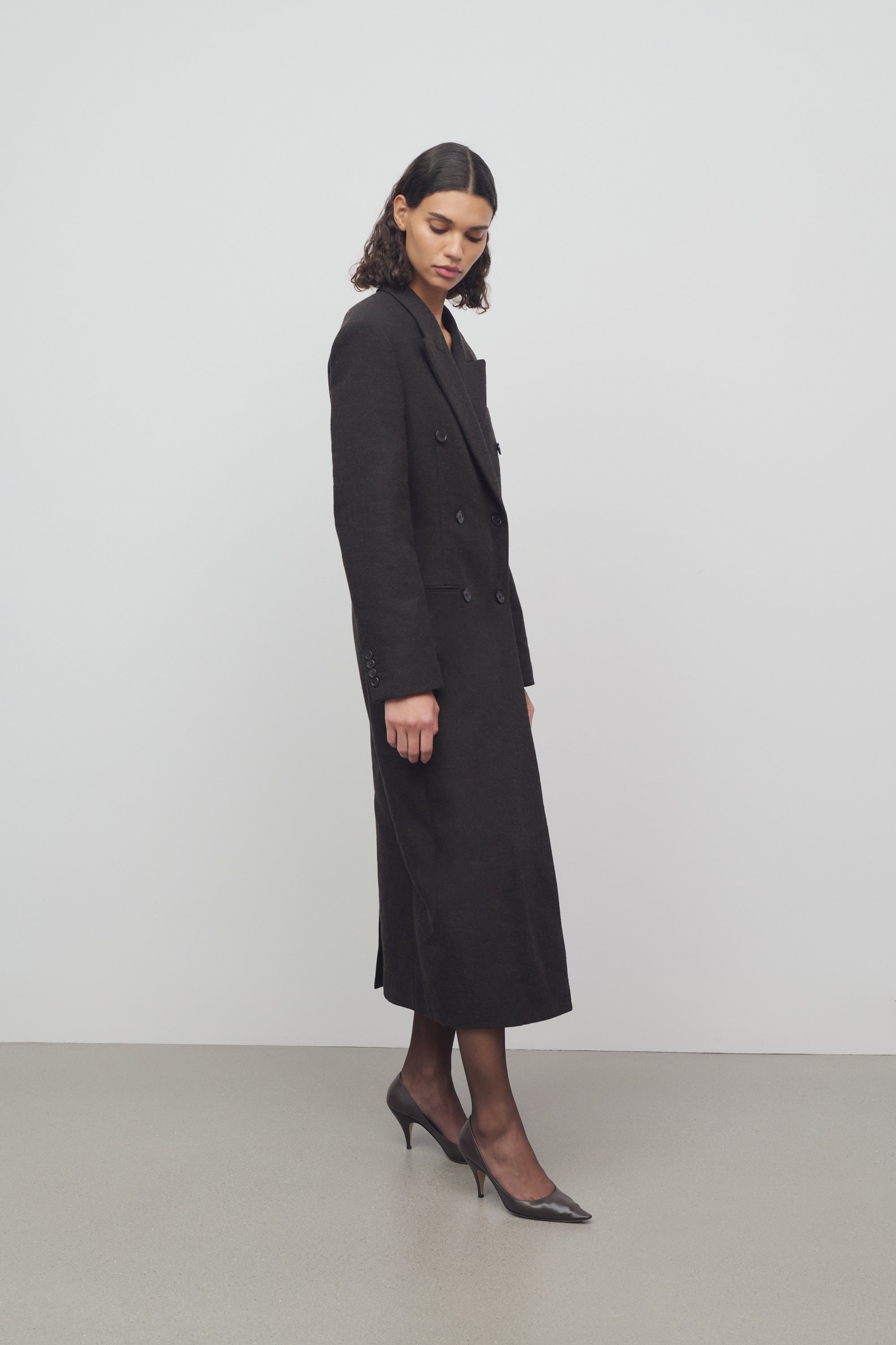 Duras Coat in Cotton and Wool - 4